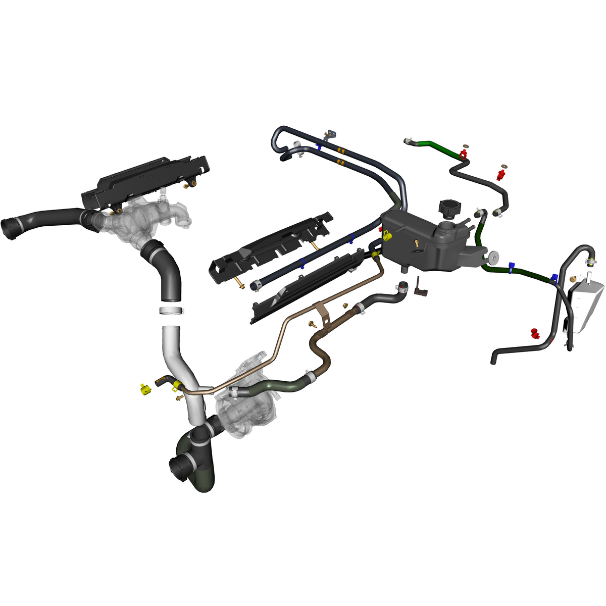 car:VANTAGE V12S,item_no:,quantity:4.0,reference:VANTAGE_V12S_PartsCatalogue-030304-S1 Coolant Hoses & Reservoir LHD