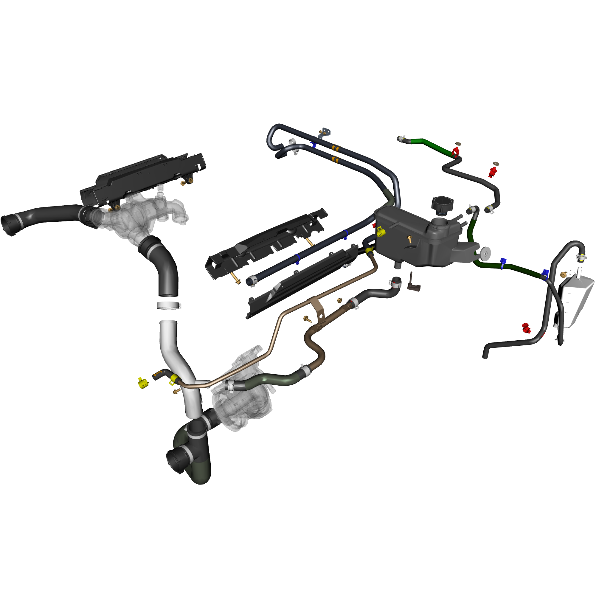 car:VANTAGE V12S,item_no:,quantity:4.0,reference:VANTAGE_V12S_PartsCatalogue-030304-S1 Coolant Hoses & Reservoir LHD