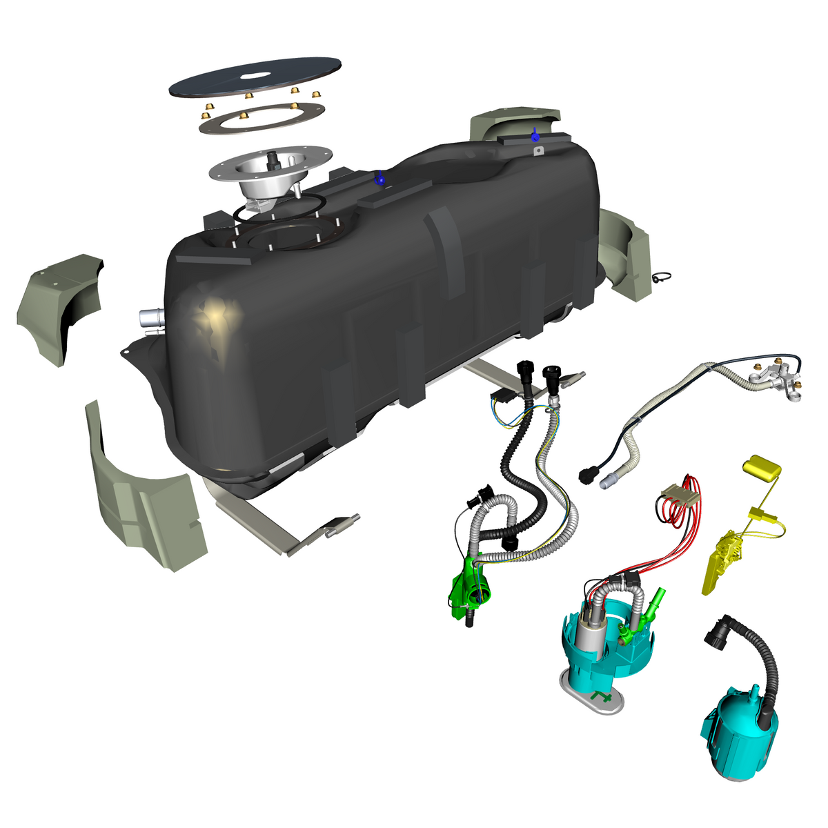 car: DB12,item_no: nan,quantity: 1,reference: DB12_24_PartsCatalogue-100101 Fuel Tank Assembly