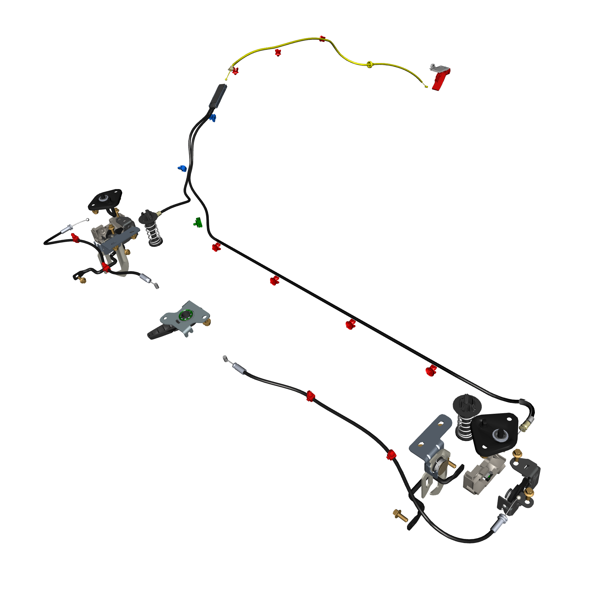car: DBX,item_no: nan,quantity: 1,reference: DBX_PartsCatalogue-310904 Bonnet Latch System