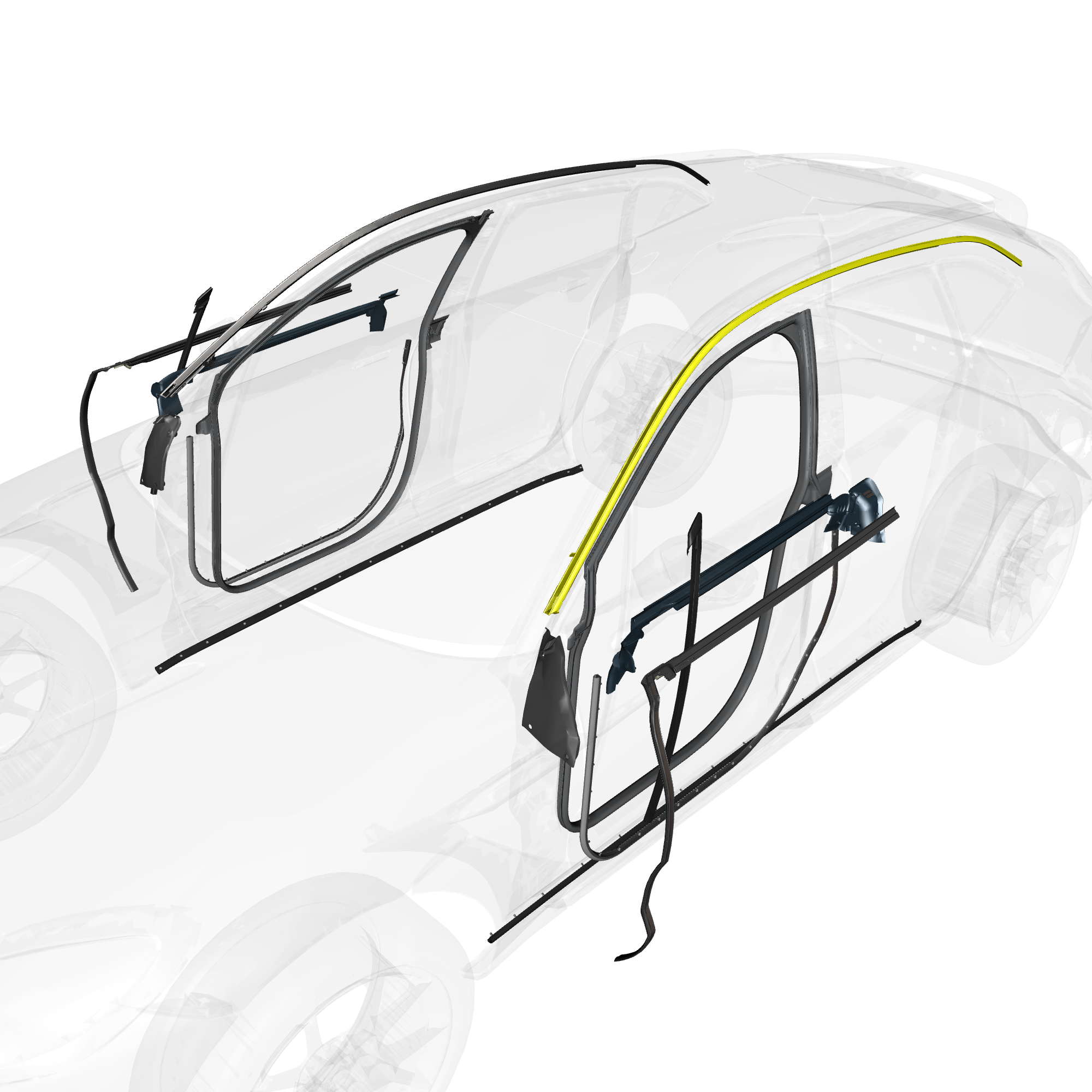 car: DBX,item_no: nan,quantity: 1,reference: DBX_PartsCatalogue-310501-10 Front Door Weatherstrip