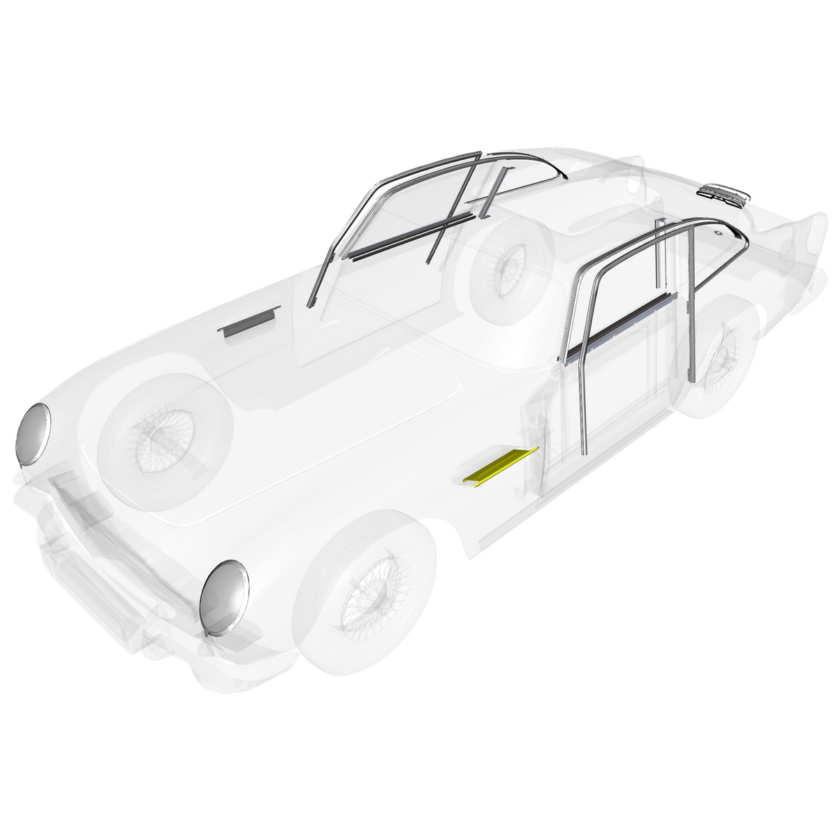 car: DB5 GF,item_no: nan,quantity: 1,reference: DB5GF_PartsCatalogue-310200-10 Body & Side Trim