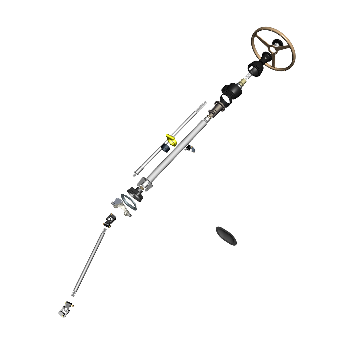 car:db5 gf,item_no:,quantity:1.0,reference:db5gf_partscatalogue-440200-10 steering column assembly