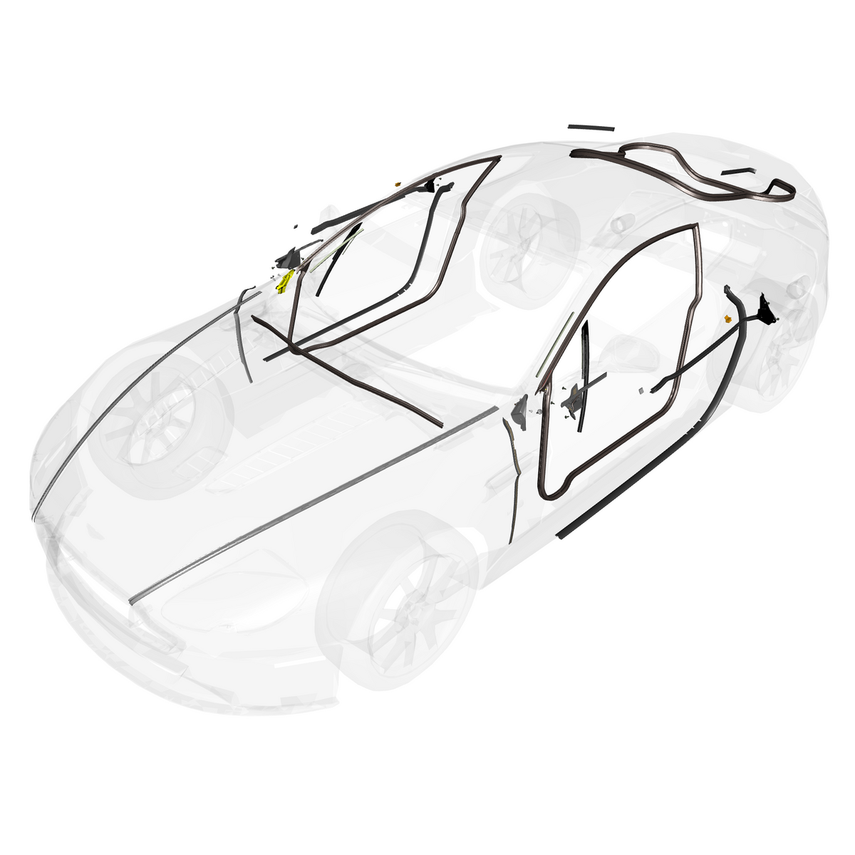 car:VANTAGE V12S,item_no:,quantity:1,reference:VANTAGE_V12S_PartsCatalogue-010702-B1 Dynamic Weatherstrips