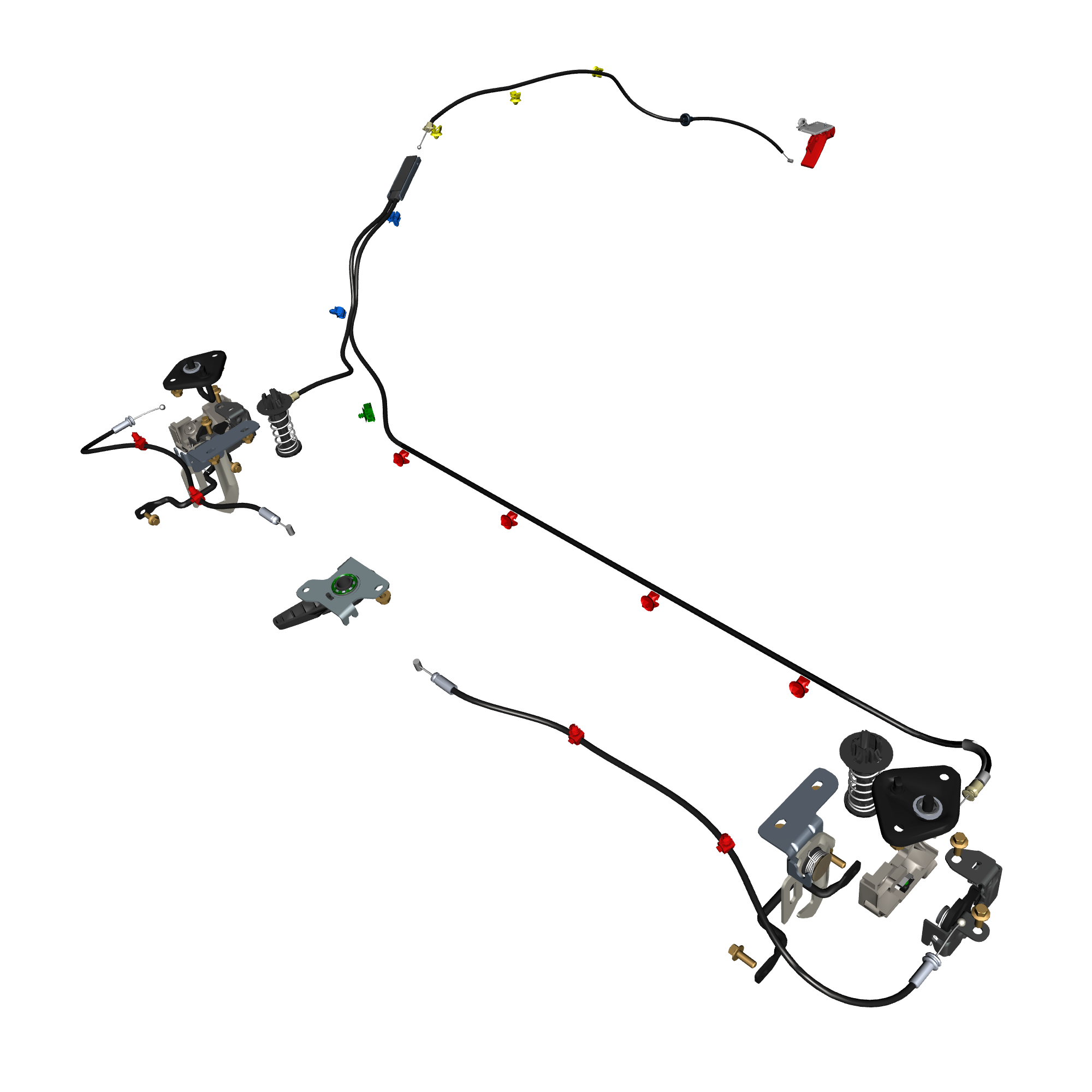 car:DBX,item_no:,quantity:3,reference:DBX_PartsCatalogue-310904 Bonnet Latch System