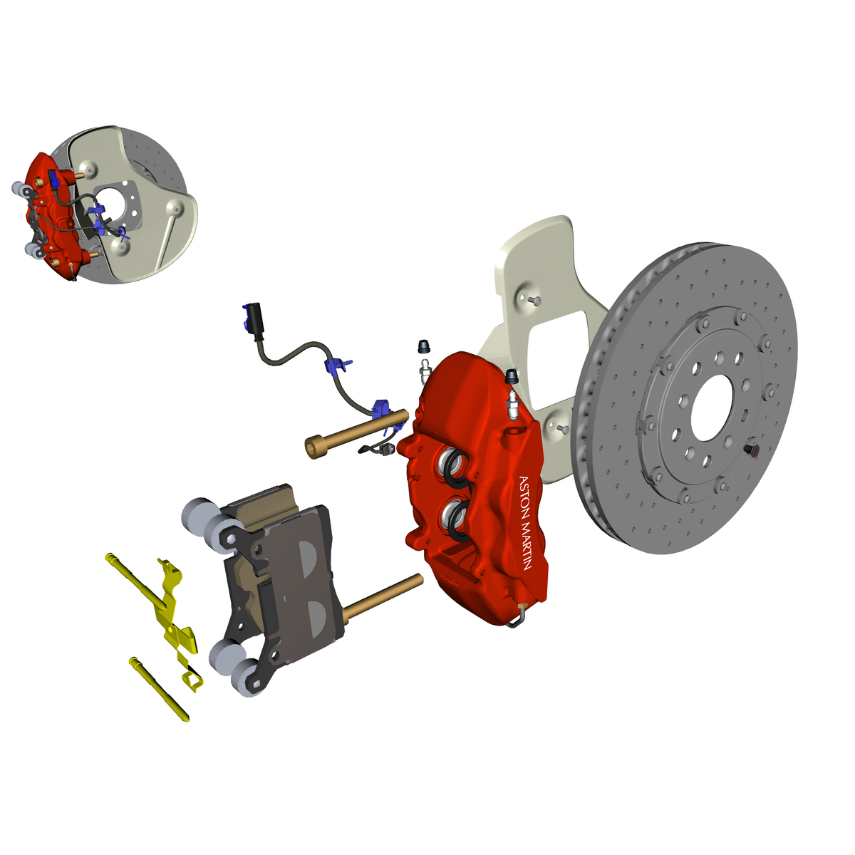 car: VANQUISH,item_no: nan,quantity: 1,reference: VANQUISH_25_PartsCatalogue-060400 Rear CCB Brakes
