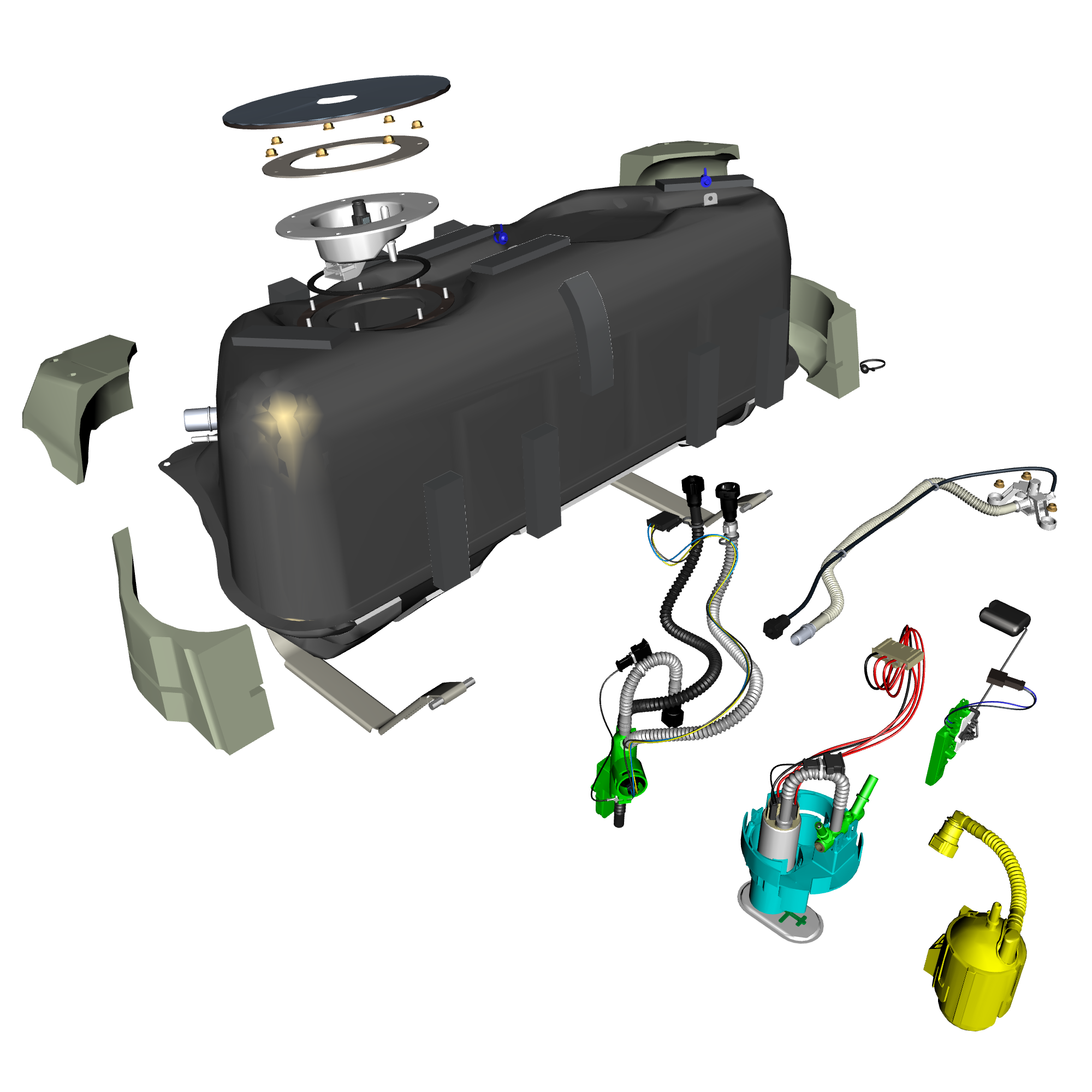 car: DB12,item_no: nan,quantity: 1,reference: DB12_24_PartsCatalogue-100101 Fuel Tank Assembly