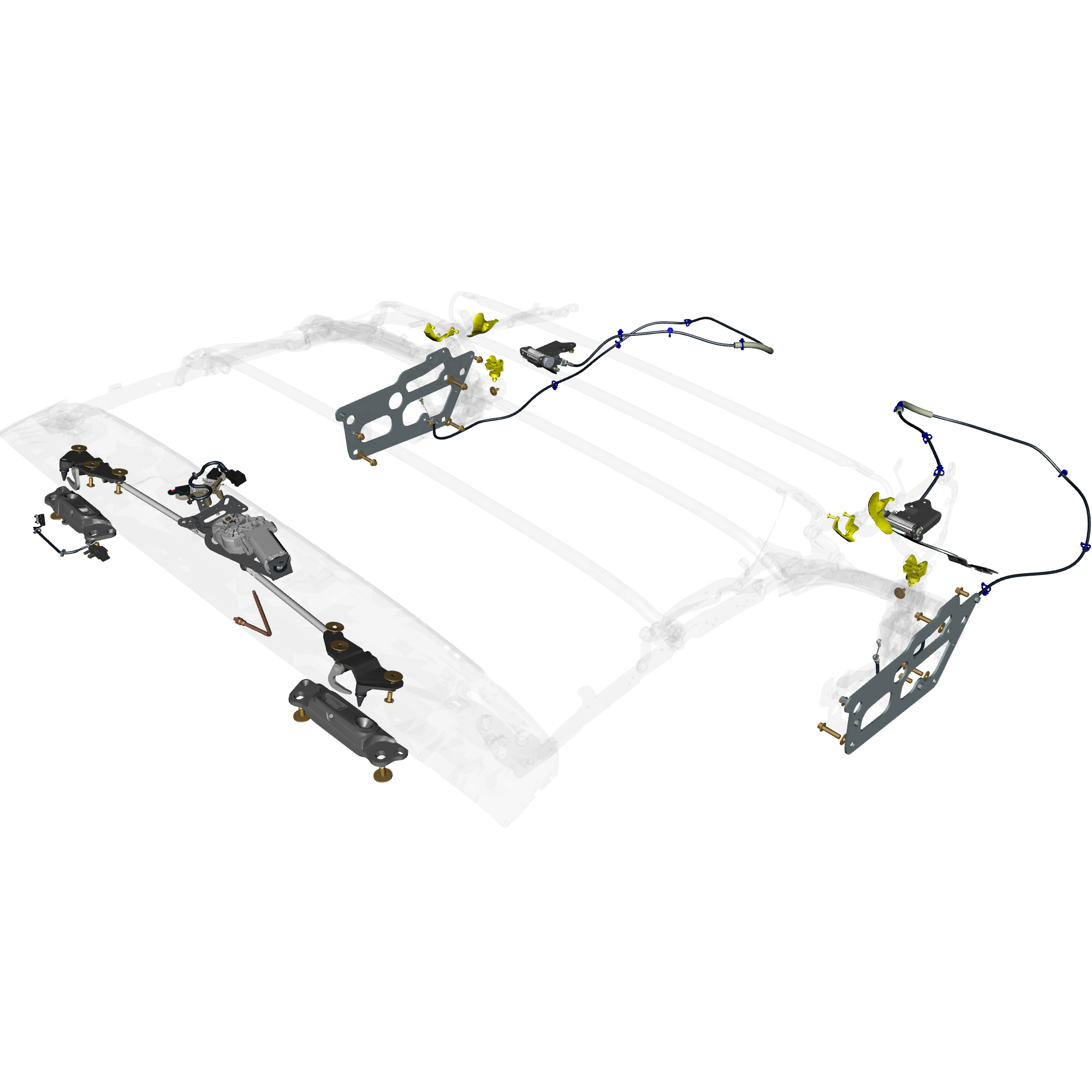 car: DB12,item_no: nan,quantity: 1,reference: DB12_24_PartsCatalogue-011701-30 Roof Mechanisms