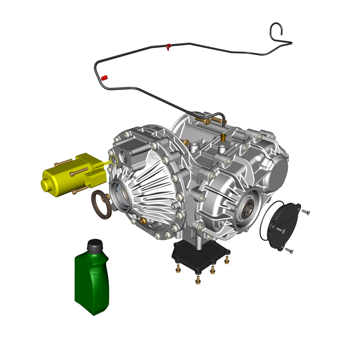 car: VANQUISH,item_no: nan,quantity: 1,reference: VANQUISH_25_PartsCatalogue-070110 Differential Assembly