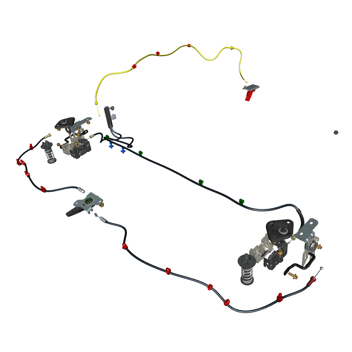 car: VANQUISH,item_no: nan,quantity: 1.0,reference: VANQUISH_25_PartsCatalogue-011403 Bonnet Latch System