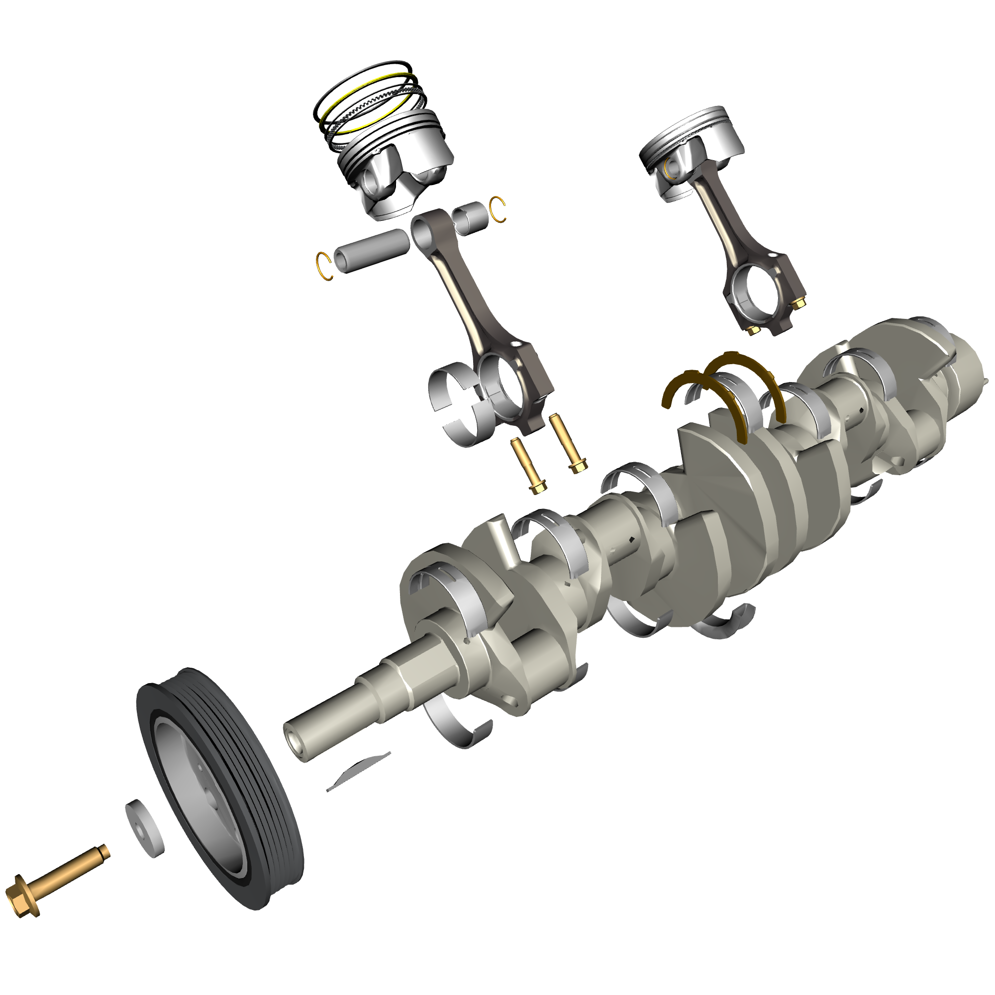 car: VANTAGE V12S,item_no: nan,quantity: 12,reference: VANTAGE_V12S_PartsCatalogue-031100-01 Crankshaft & Pistons