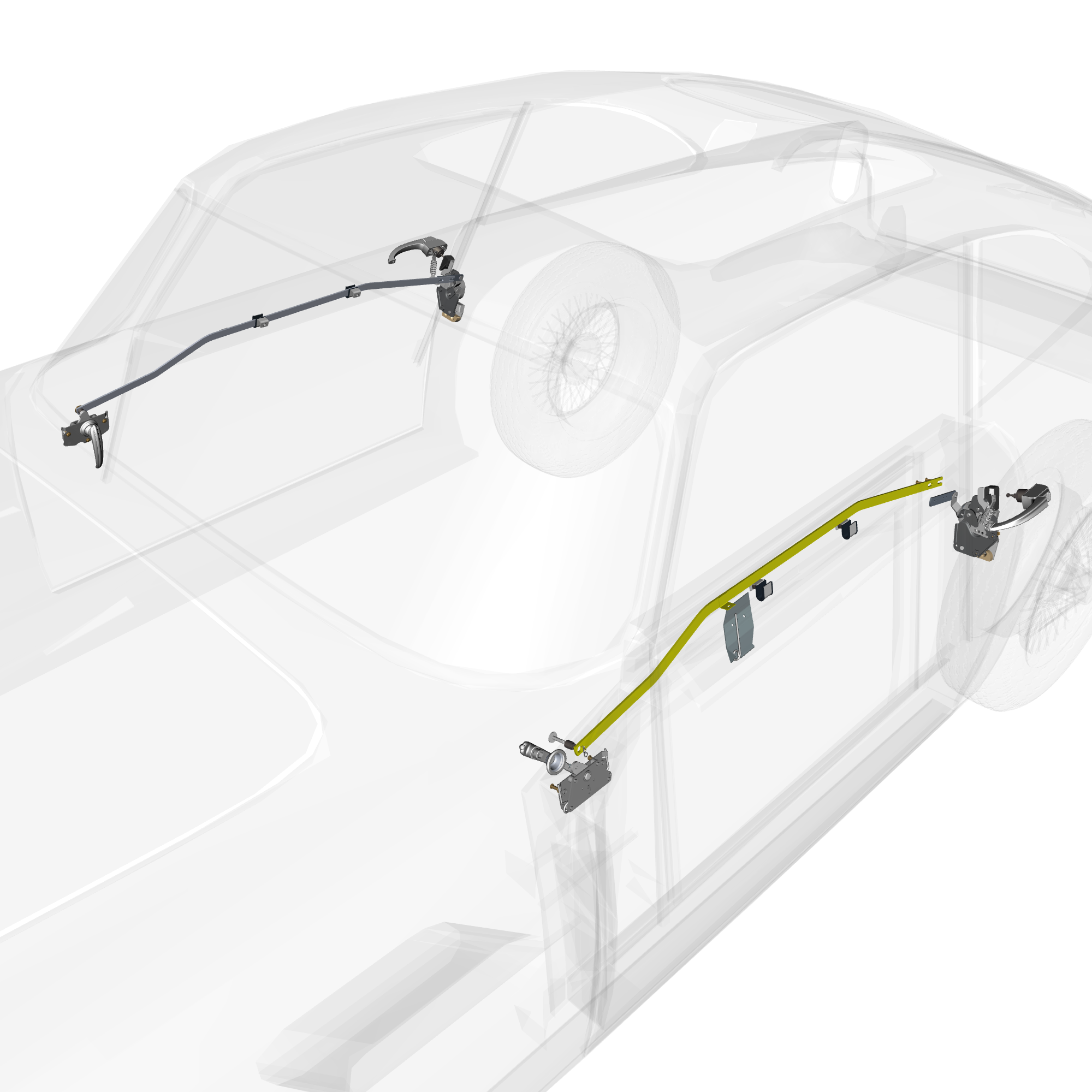 car:db5 gf,item_no:,quantity:1,reference:db5gf_partscatalogue-310905-10 door latch sytem
