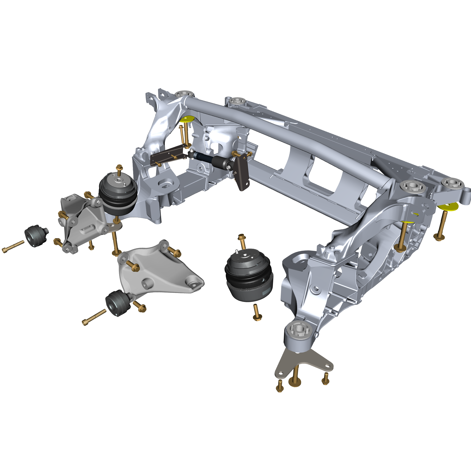 car: VANTAGE,item_no: nan,quantity: 4,reference: VANTAGE_19_PartsCatalogue-020105-00 Rear Subframe