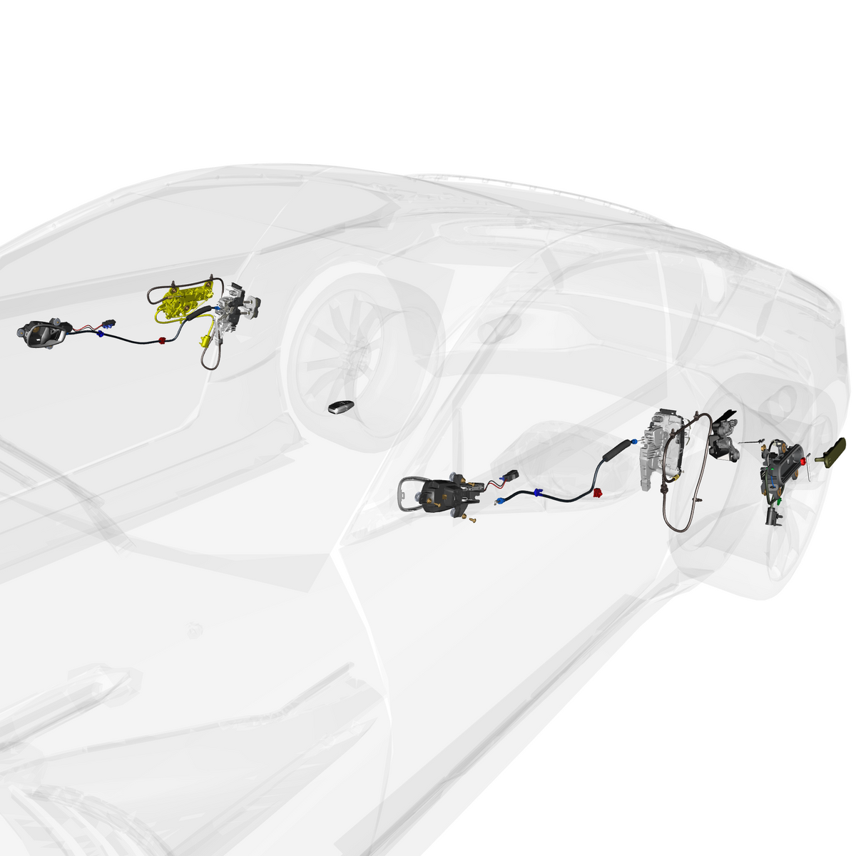 car: DB11,item_no: nan,quantity: 1,reference: DB11_PartsCatalogue-011401-20 Door Latch System