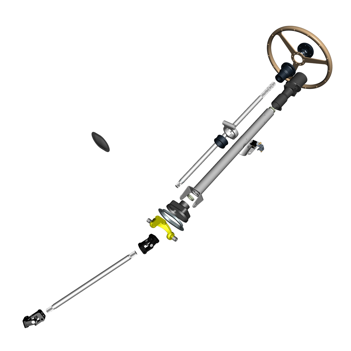 car:db4 gtz,item_no:,quantity:1.0,reference:db4gtz_partscatalogue-110400-10 steering column assembly