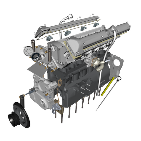 car:db5 gf,item_no:,quantity:1,reference:db5gf_partscatalogue-031600-10 engine structure