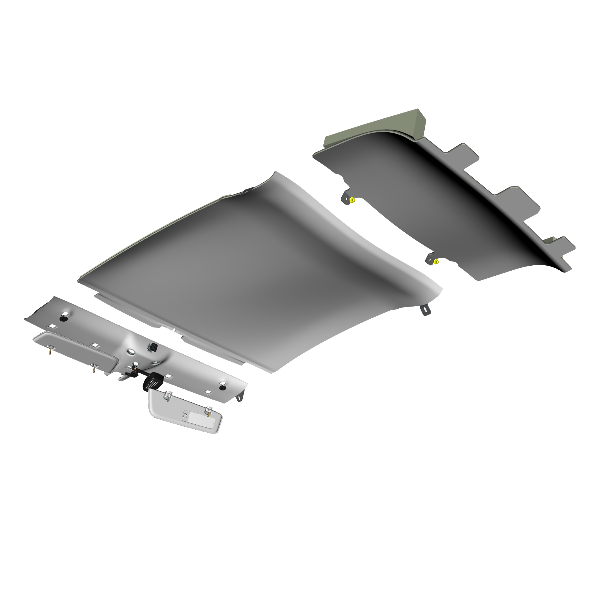 car: DBS ZAGATO,item_no: nan,quantity: 2,reference: DBS_ZAGATO_PartsCatalogue-010503-10 Headliner Assembly
