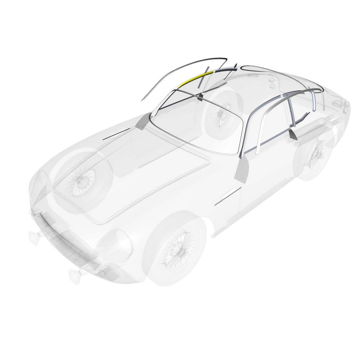 car: DB4 GTZ,item_no: nan,quantity: 1,reference: DB4GTZ_PartsCatalogue-010803-10 Body & Side Trim