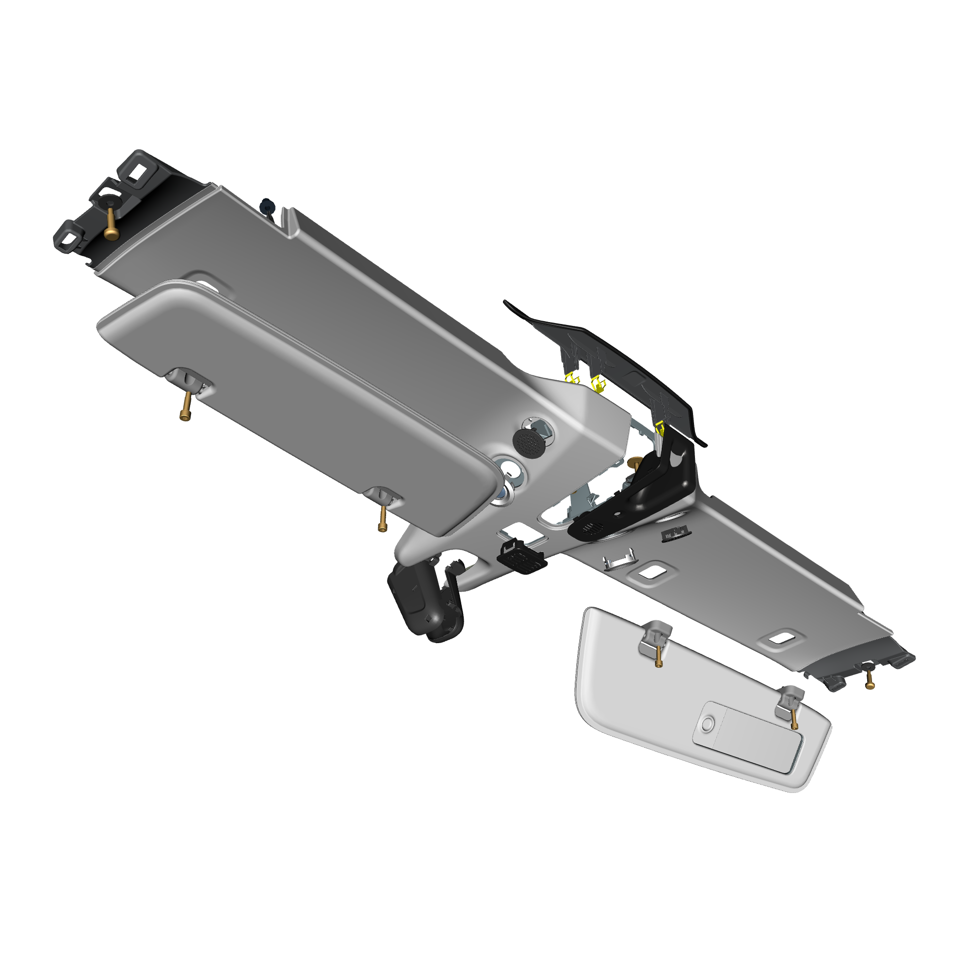 car:VANTAGE,item_no:,quantity:4,reference:VANTAGE_19_PartsCatalogue-010503-10 Headliner Assembly