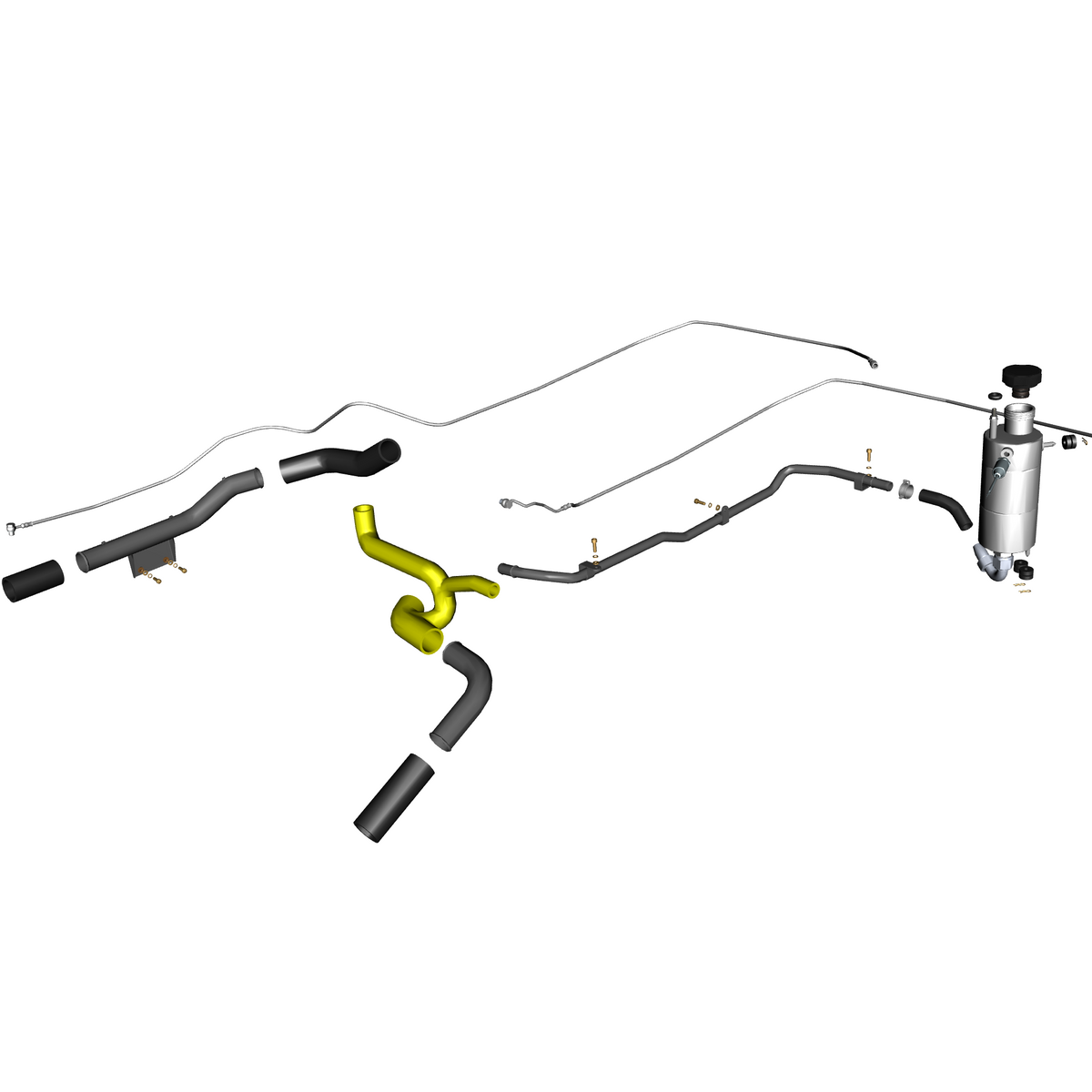 car: VULCAN,item_no: nan,quantity: 1,reference: VULCAN_PartsCatalogue-030304-02 Coolant Hoses & Reservoir