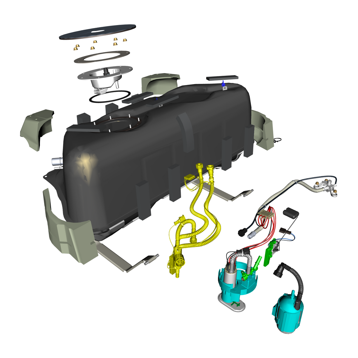 car: VANQUISH,item_no: nan,quantity: 1,reference: VANQUISH_25_PartsCatalogue-100101 Fuel Tank Assembly