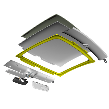 car:VANQUISH,item_no:,quantity:1,reference:VANQUISH_25_PartsCatalogue-010503 Headliner Assembly