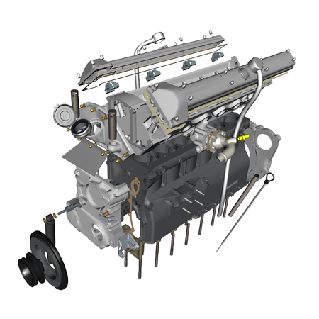 car: DB5 GF,item_no: nan,quantity: 1,reference: DB5GF_PartsCatalogue-031600-10 Engine Structure