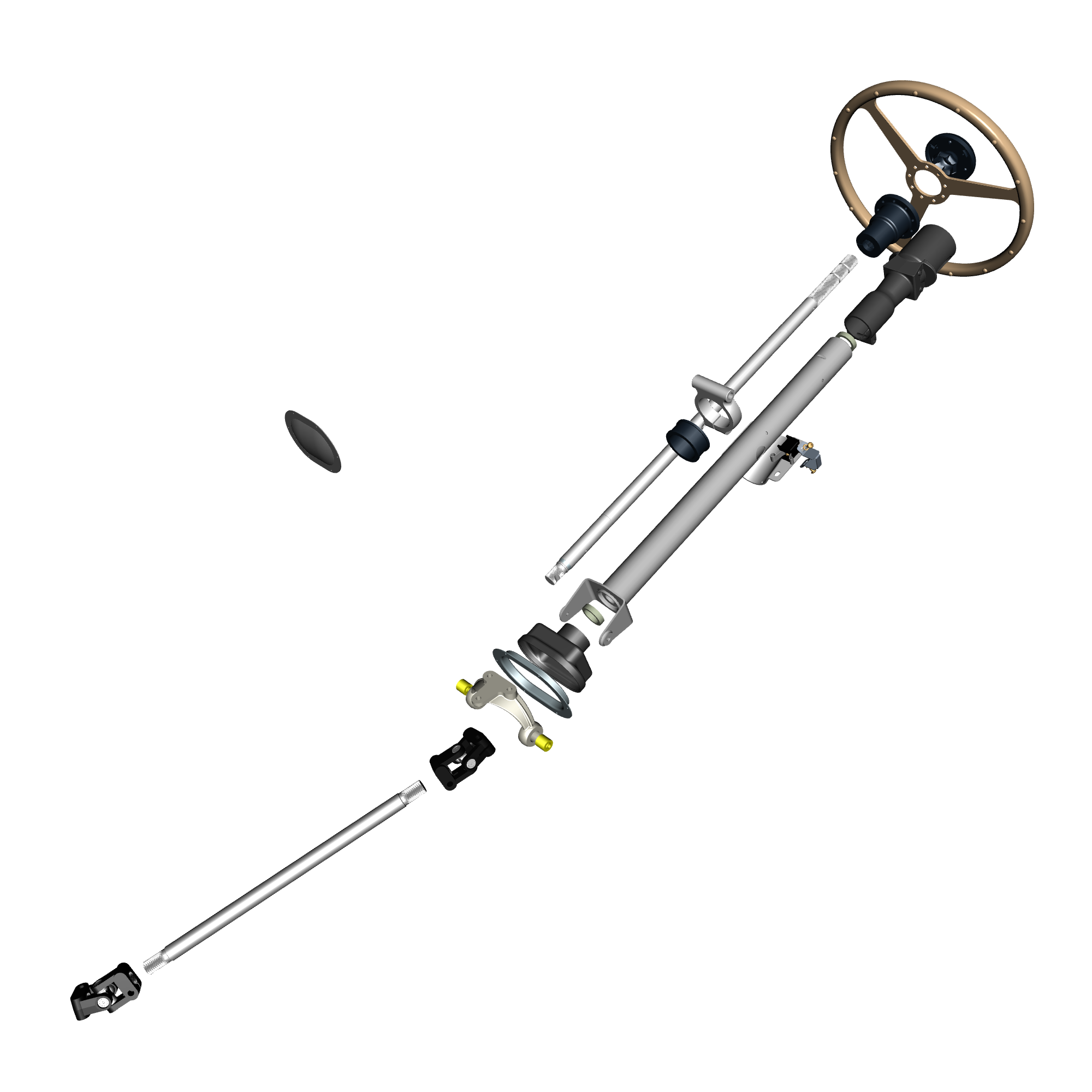 car:db4 gtz,item_no:,quantity:2.0,reference:db4gtz_partscatalogue-110400-10 steering column assembly