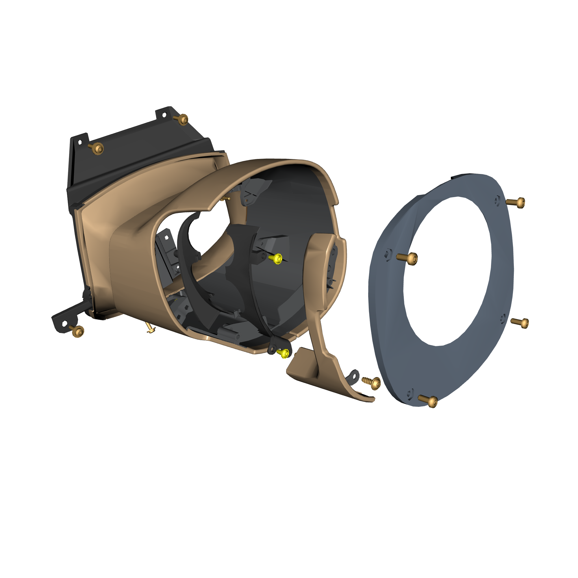 car:VANTAGE,item_no:,quantity:5.0,reference:VANTAGE_19_PartsCatalogue-110404-10 Steering Column Cowl