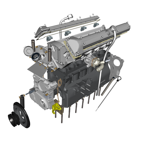 car:db5 gf,item_no:,quantity:1,reference:db5gf_partscatalogue-031600-10 engine structure