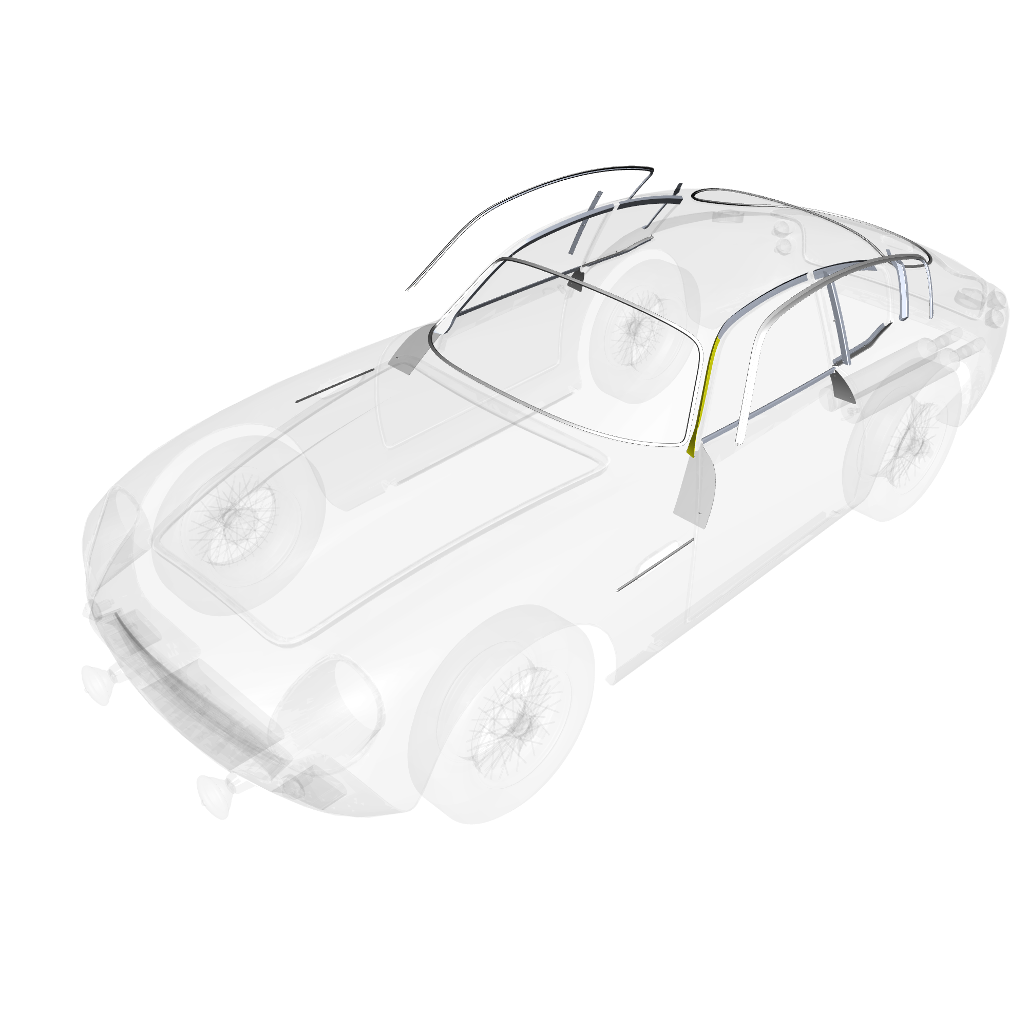 car: DB4 GTZ,item_no: nan,quantity: 1,reference: DB4GTZ_PartsCatalogue-010803-10 Body & Side Trim