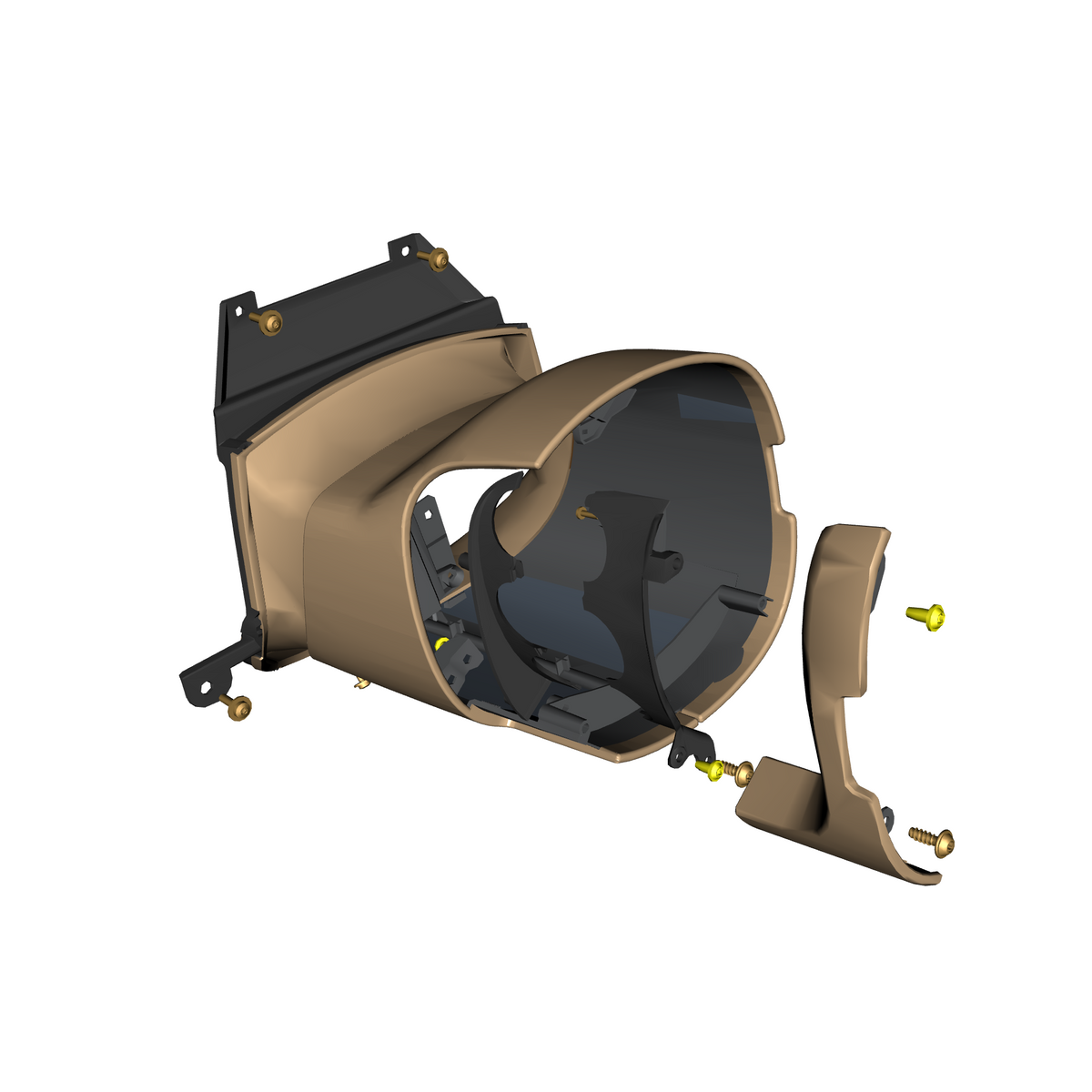 car:DBS ZAGATO,item_no:,quantity:5.0,reference:DBS_ZAGATO_PartsCatalogue-110404-20 Steering Column Cowl