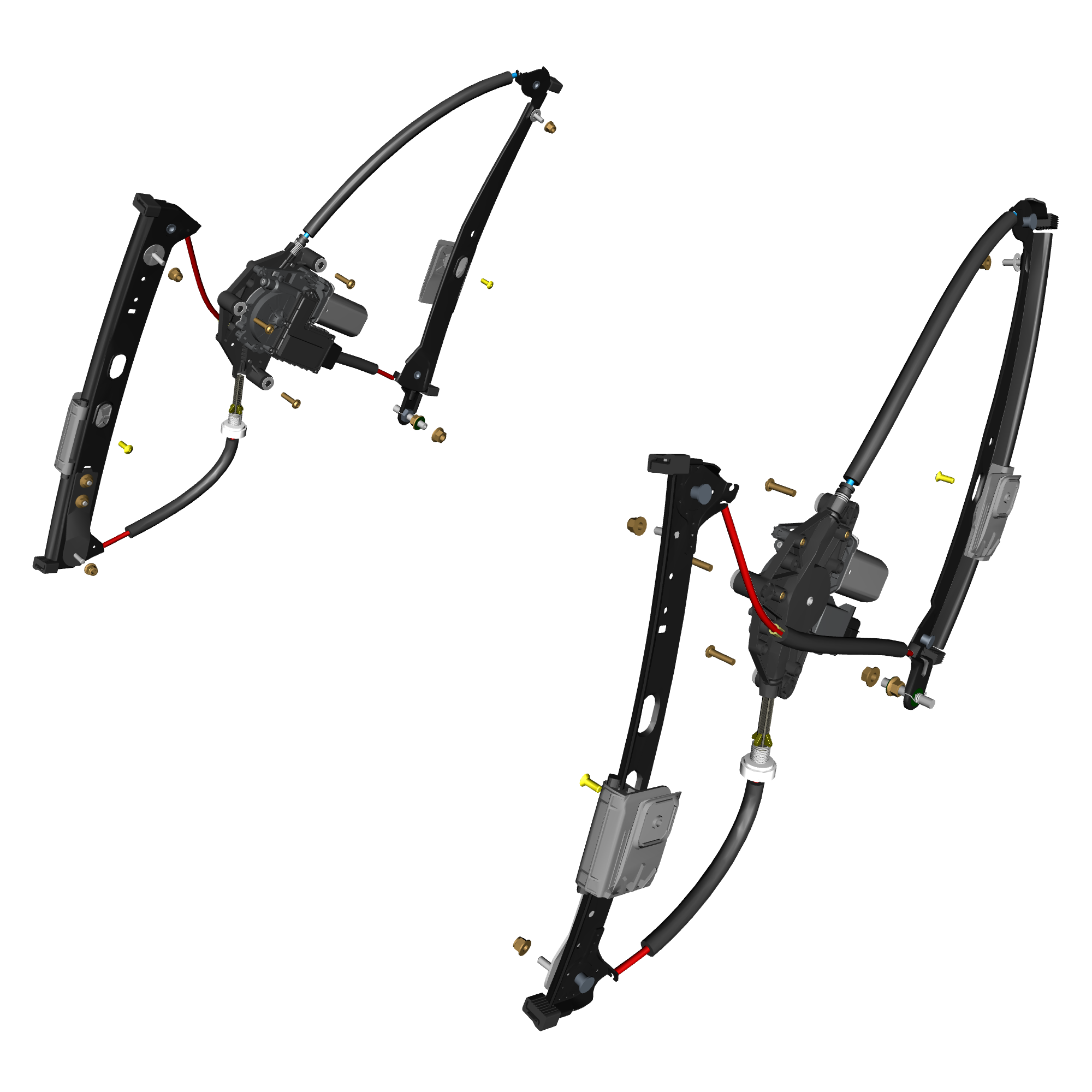 car:VANTAGE V12S,item_no:,quantity:4.0,reference:VANTAGE_V12S_PartsCatalogue-011108-B1 Window Regulators