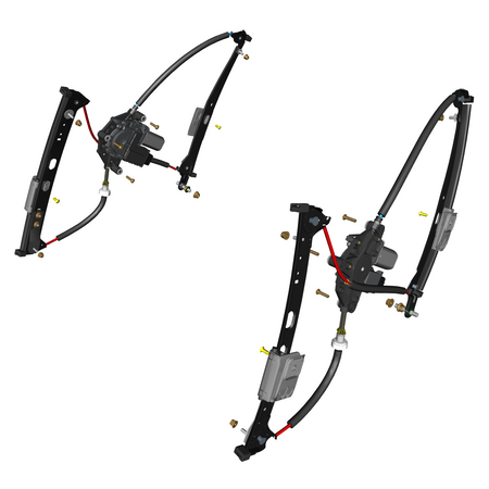 car:VANTAGE V12S,item_no:,quantity:4.0,reference:VANTAGE_V12S_PartsCatalogue-011108-B1 Window Regulators