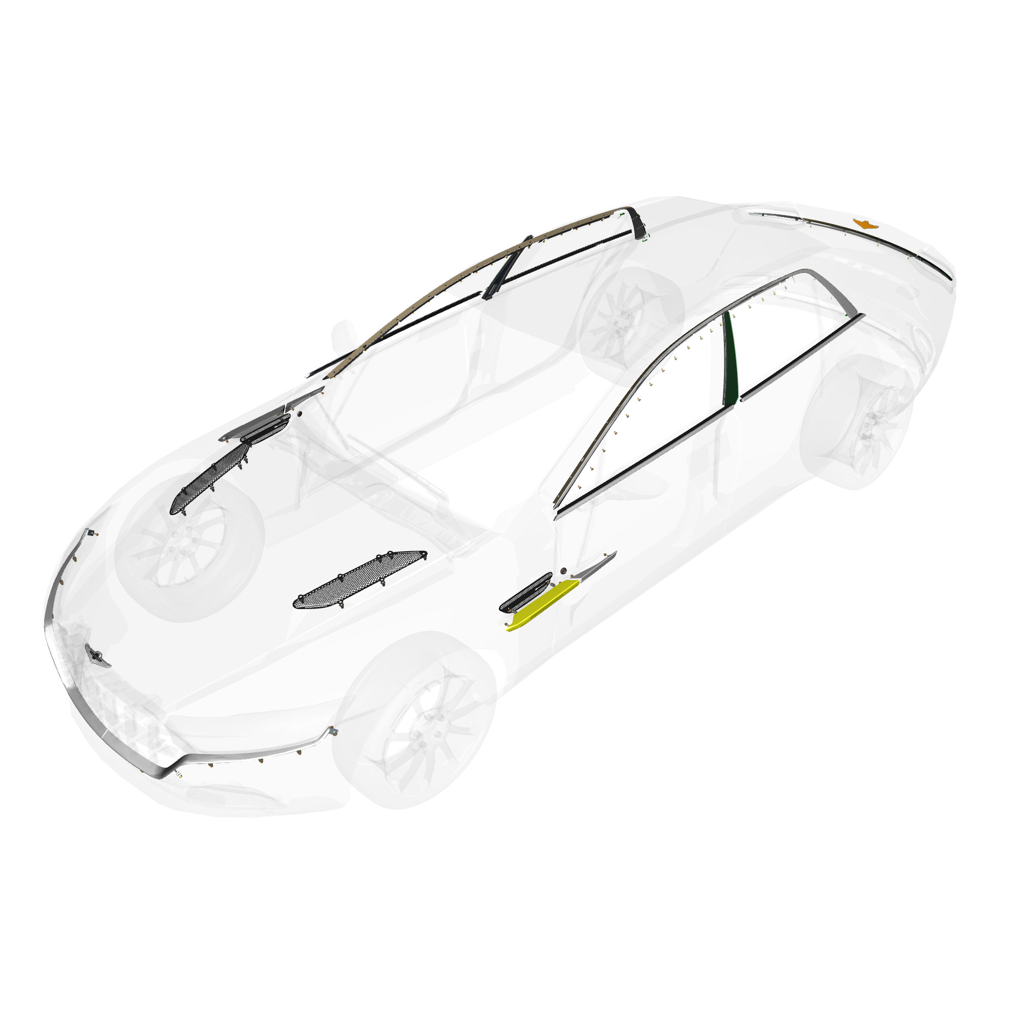 car: TARAF,item_no: nan,quantity: 1.0,reference: TARAF_PartsCatalogue-010803-01 Exterior Trim
