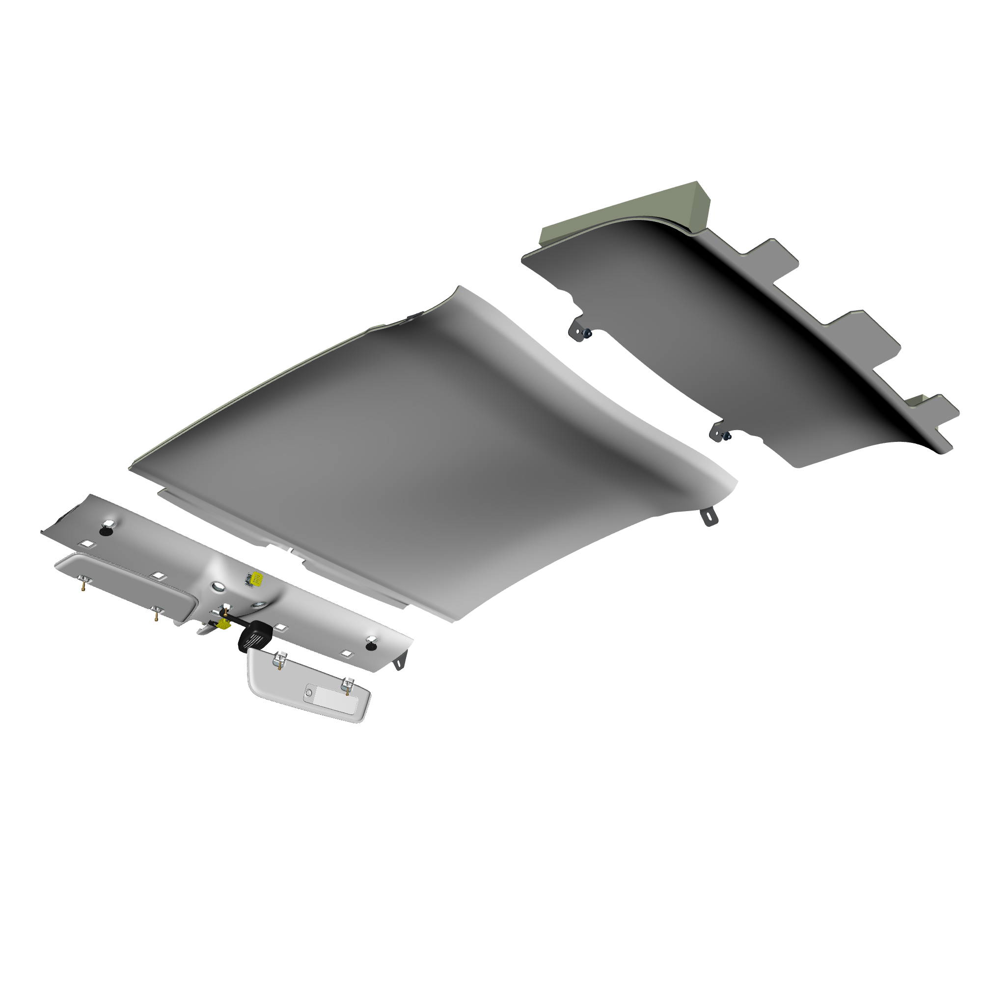 car: DBS ZAGATO,item_no: nan,quantity: 2,reference: DBS_ZAGATO_PartsCatalogue-010503-10 Headliner Assembly