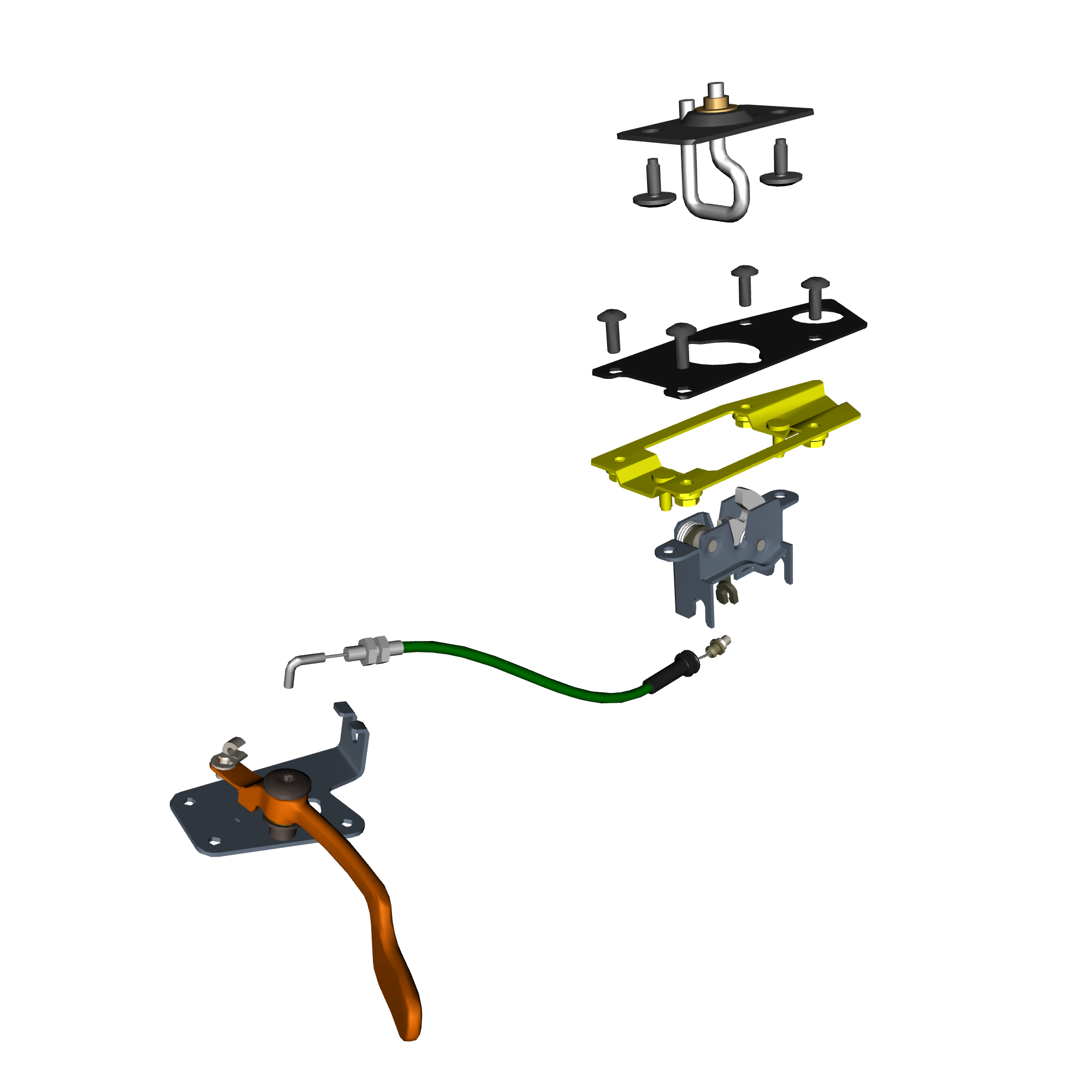 car: VULCAN,item_no: nan,quantity: 1,reference: VULCAN_PartsCatalogue-011405-01 Bonnet Latch System