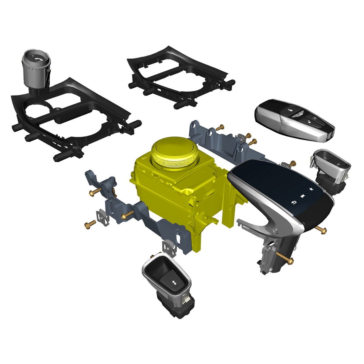 car: DB11,item_no: nan,quantity: 1,reference: DB11_PartsCatalogue-180304-10 Console Mounted Switches