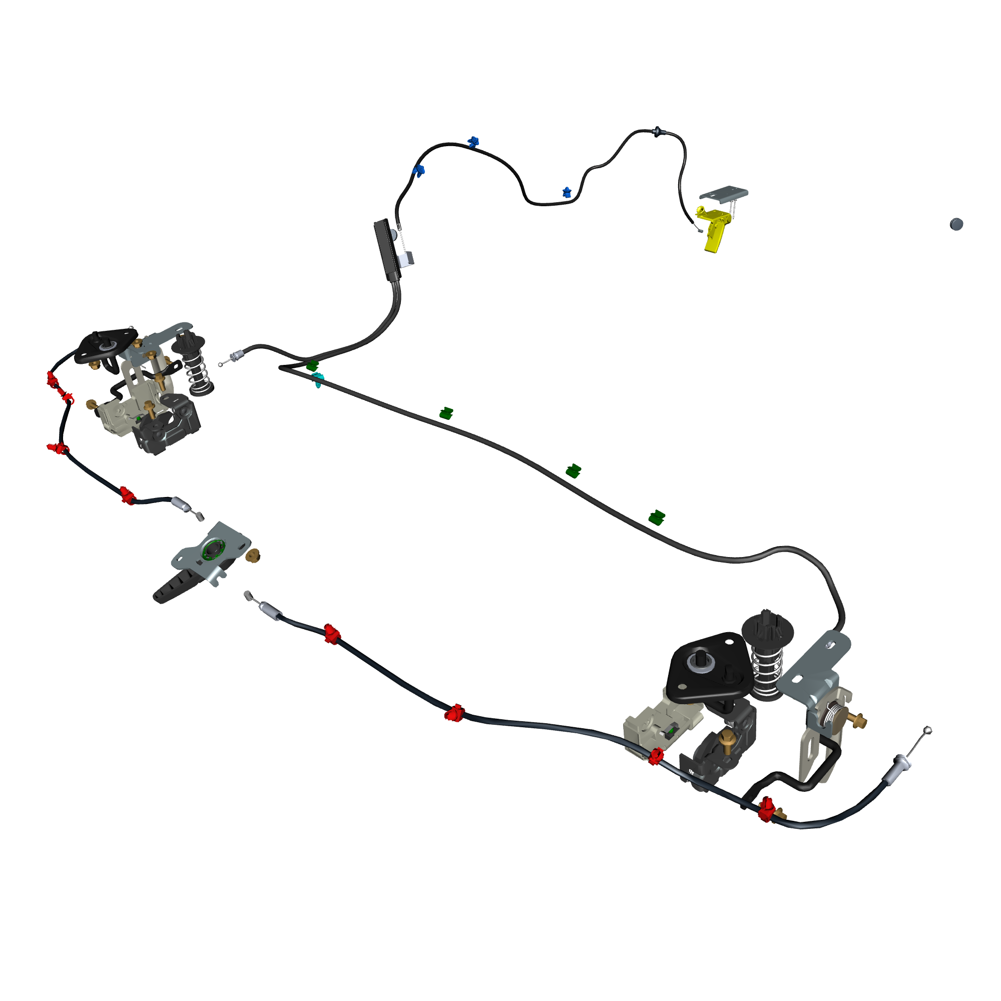 car: VANTAGE,item_no: nan,quantity: 1,reference: VANTAGE_25_PartsCatalogue-011403-10 Bonnet Latch System