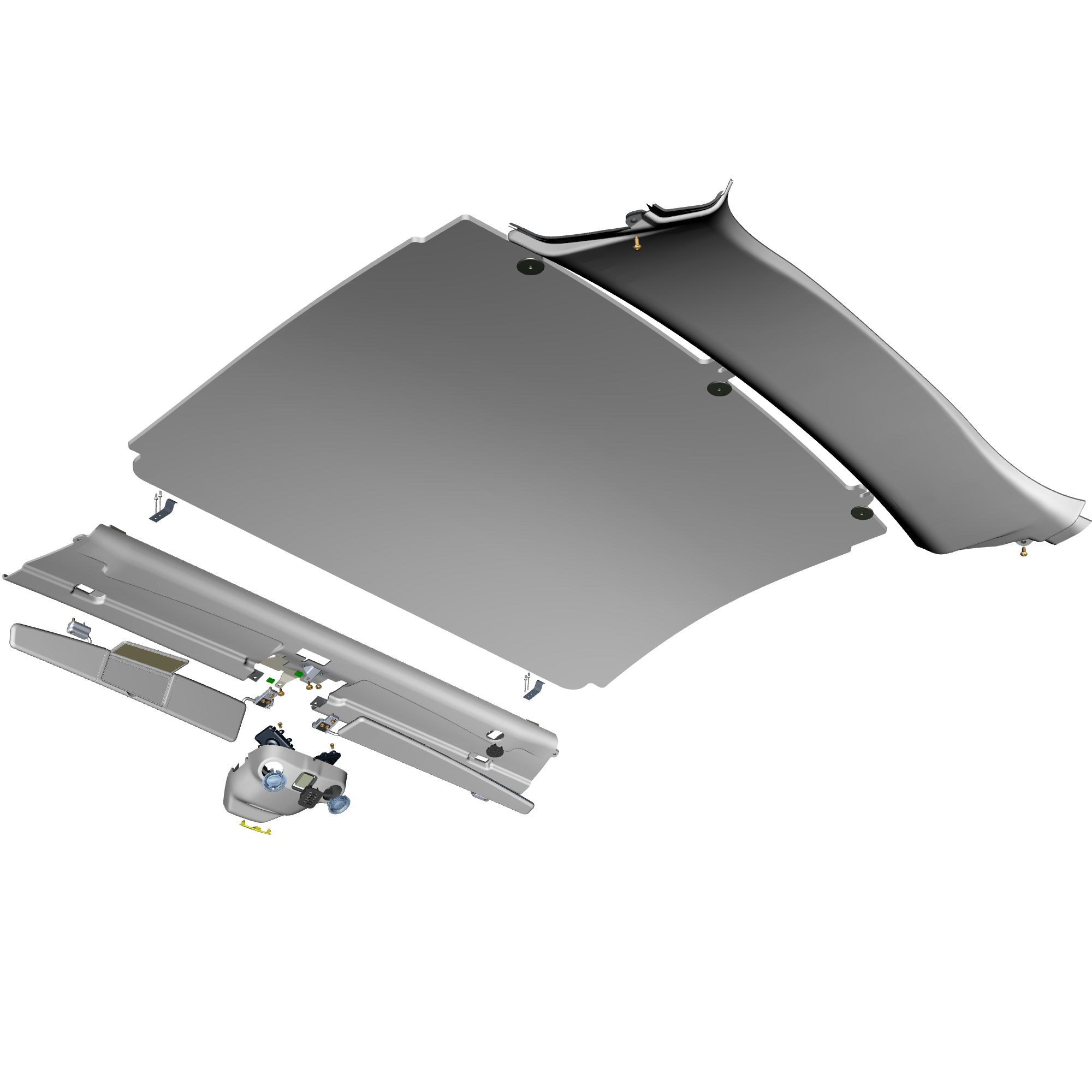 car: VANTAGE V12S,item_no: nan,quantity: 1,reference: VANTAGE_V12S_PartsCatalogue-010503-B1 Headliner Assembly