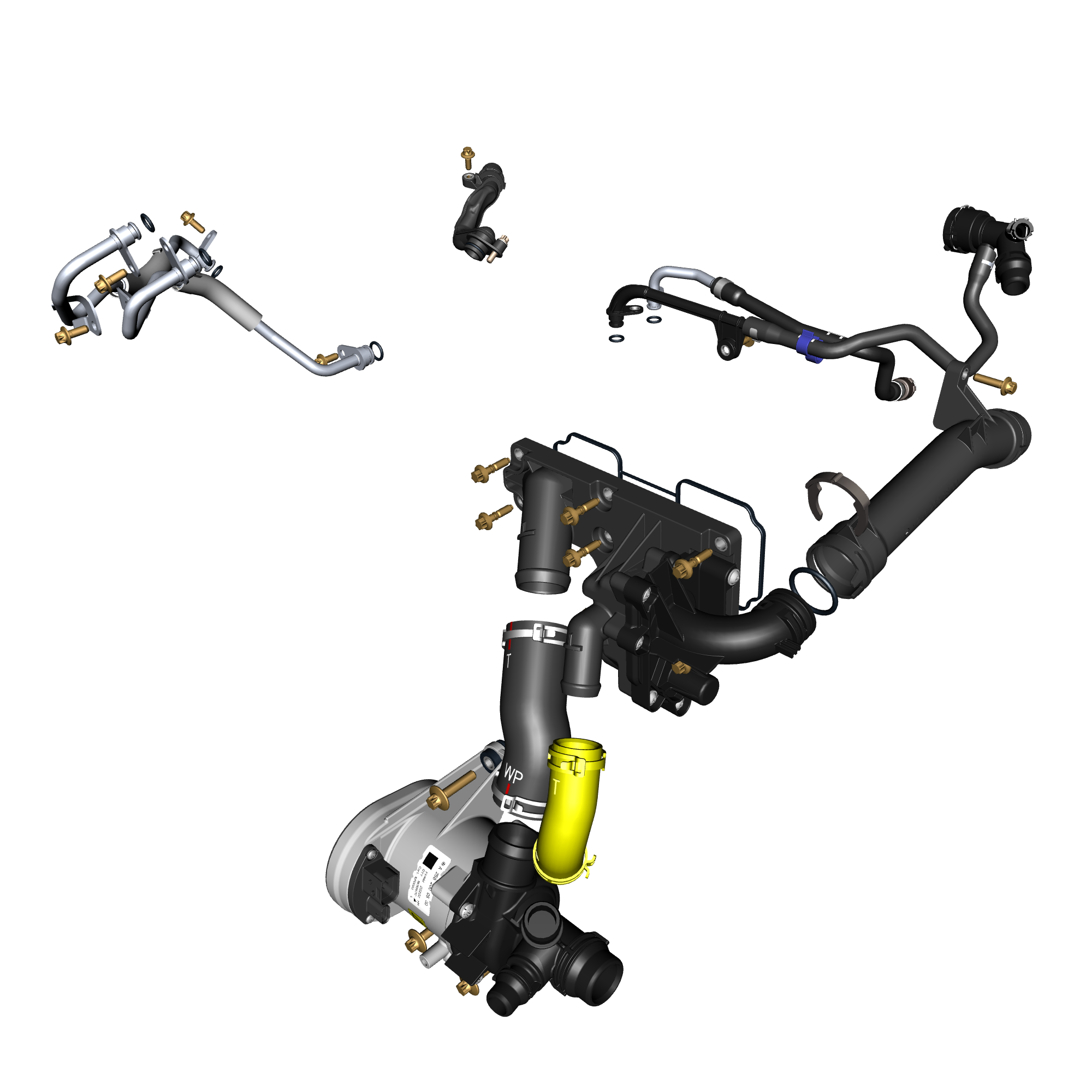 car:DBX,item_no:,quantity:1,reference:DBX_PartsCatalogue-031606-40 Coolant Pump & Lines