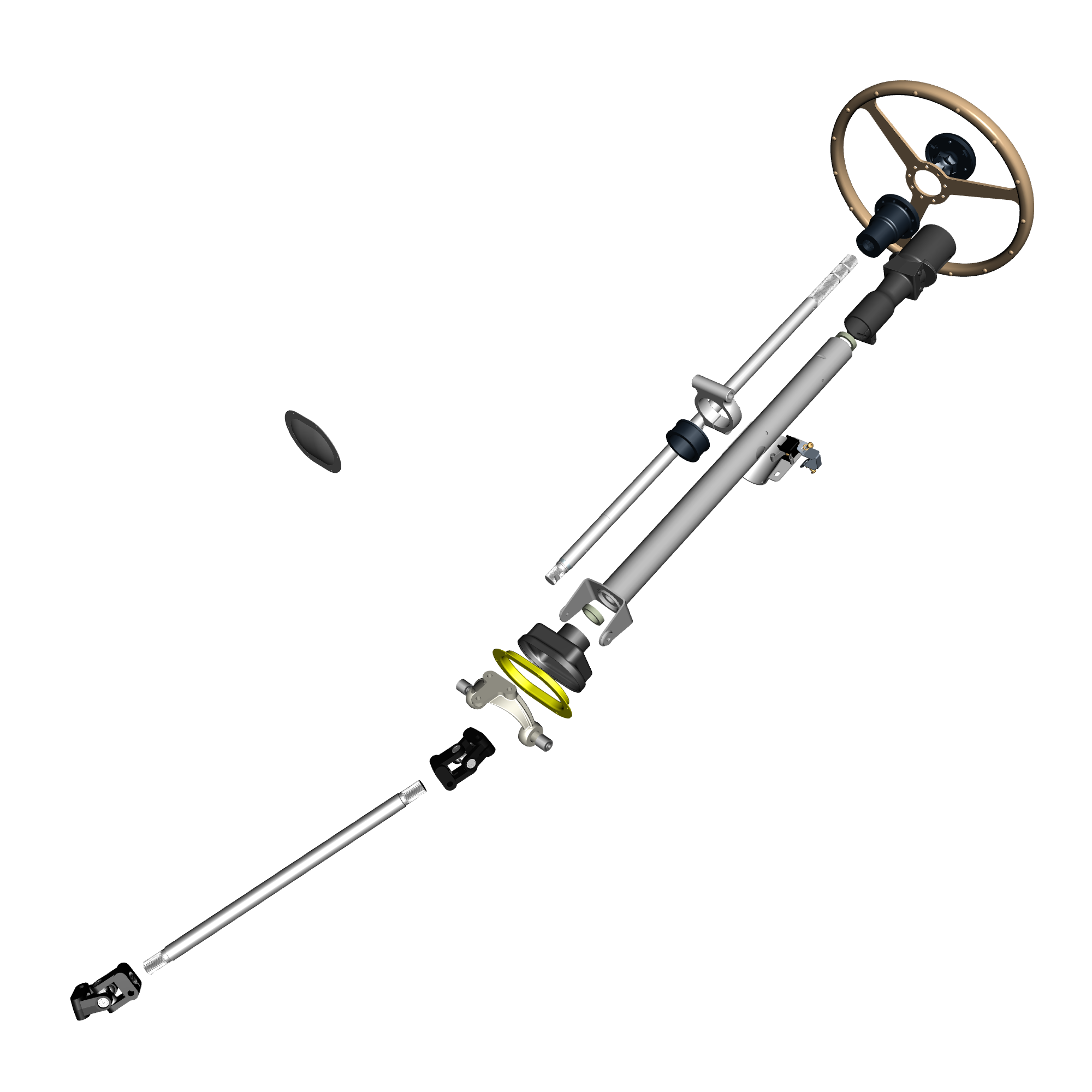 car:db4 gtz,item_no:,quantity:1.0,reference:db4gtz_partscatalogue-110400-10 steering column assembly