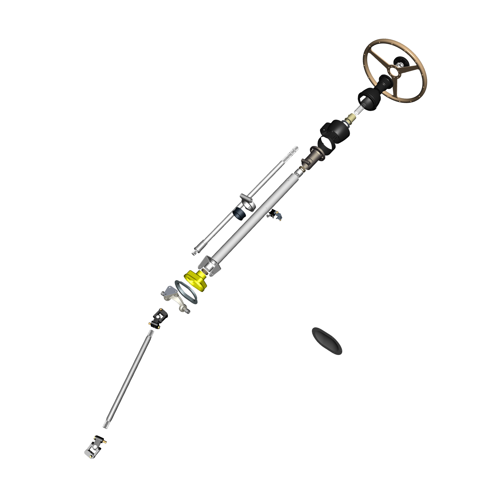 car:db5 gf,item_no:,quantity:1.0,reference:db5gf_partscatalogue-440200-10 steering column assembly