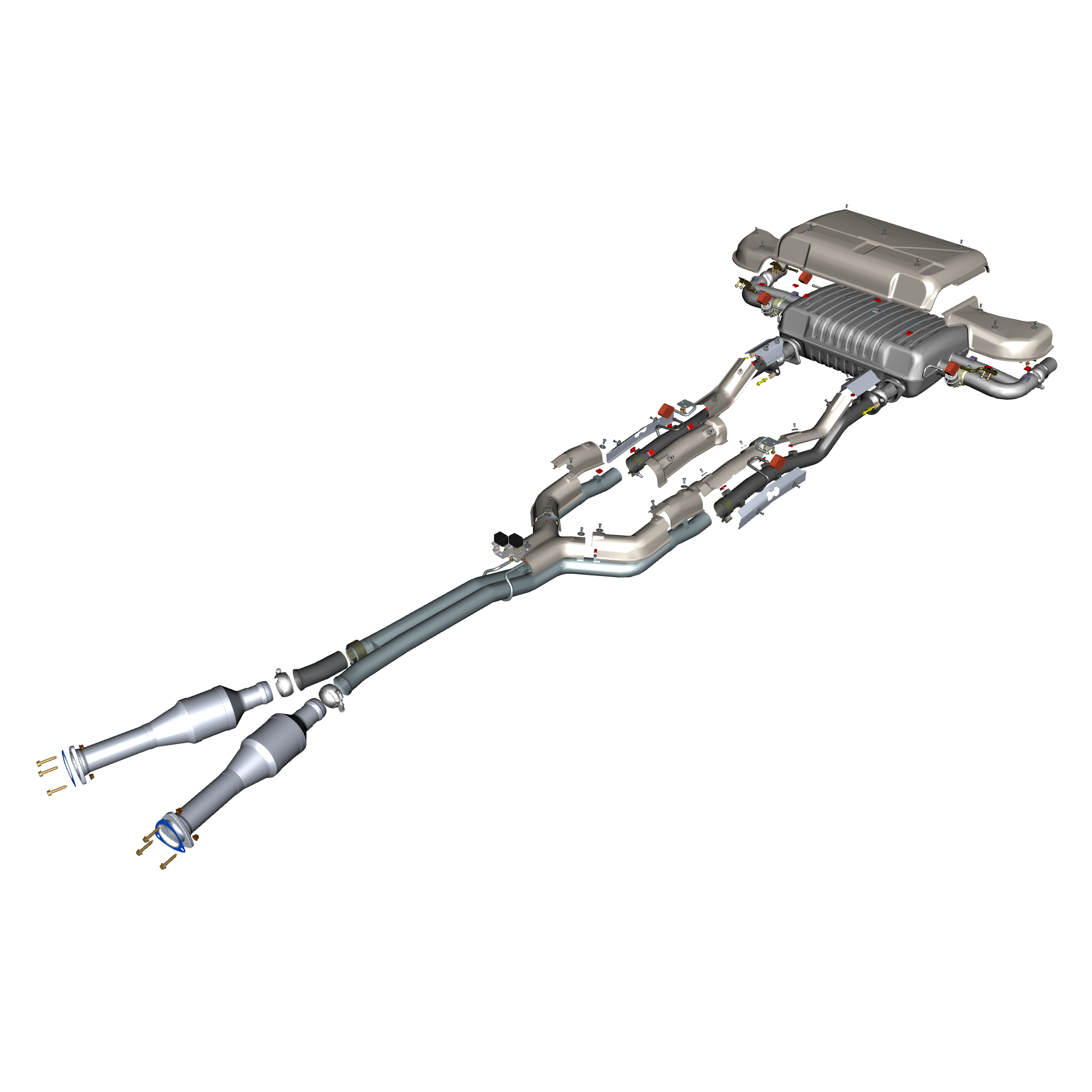 car: TARAF,item_no: nan,quantity: 4,reference: TARAF_PartsCatalogue-090500-01 Exhaust Pipes & Shields