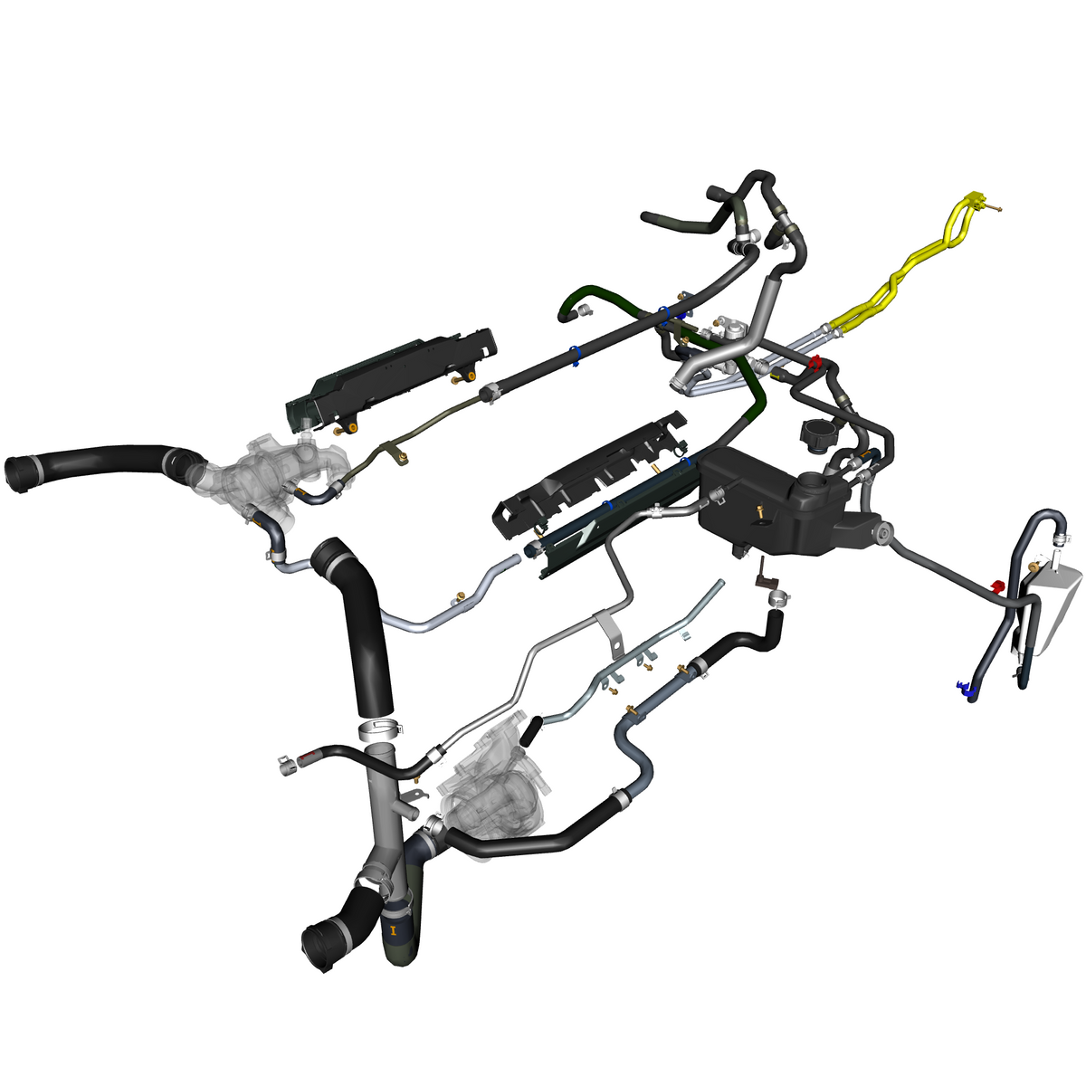 car:taraf,item_no:,quantity:1,reference:taraf_partscatalogue-030300-01 coolant hoses & reservoir