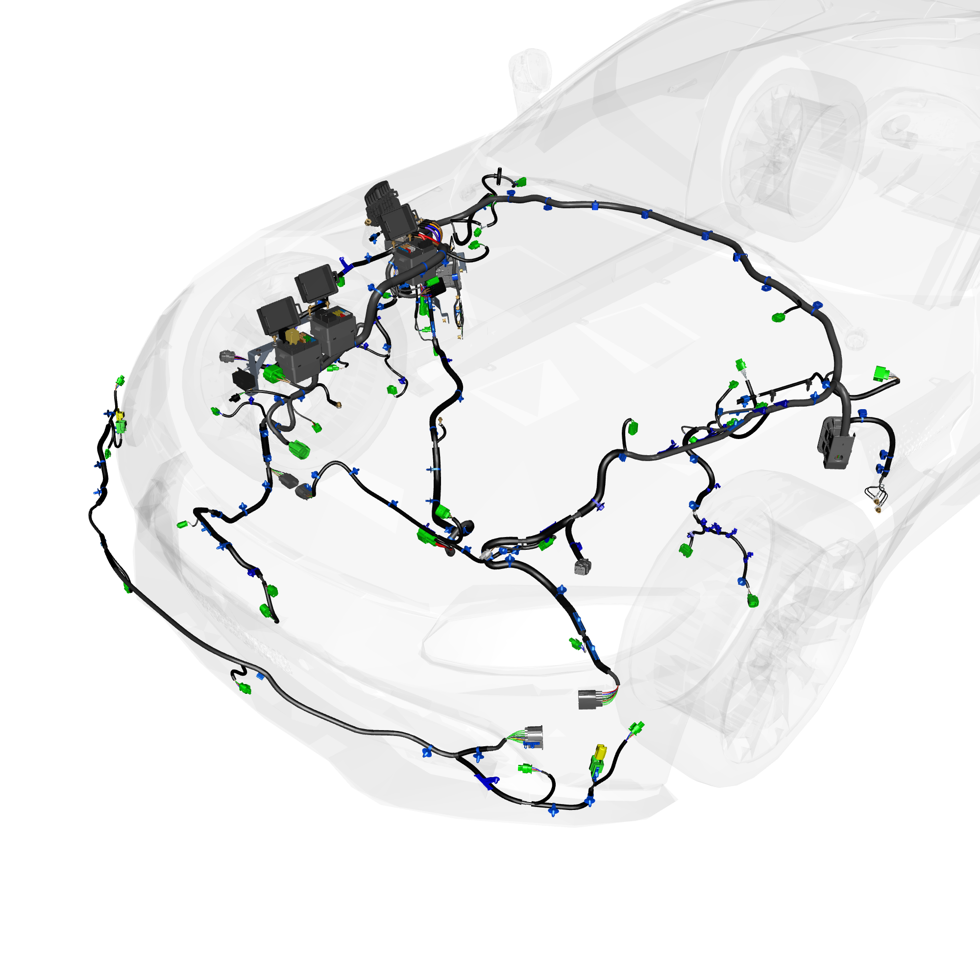 car:vantage,item_no:,quantity:2,reference:vantage_19_partscatalogue-180101-10 forward wiring assembly