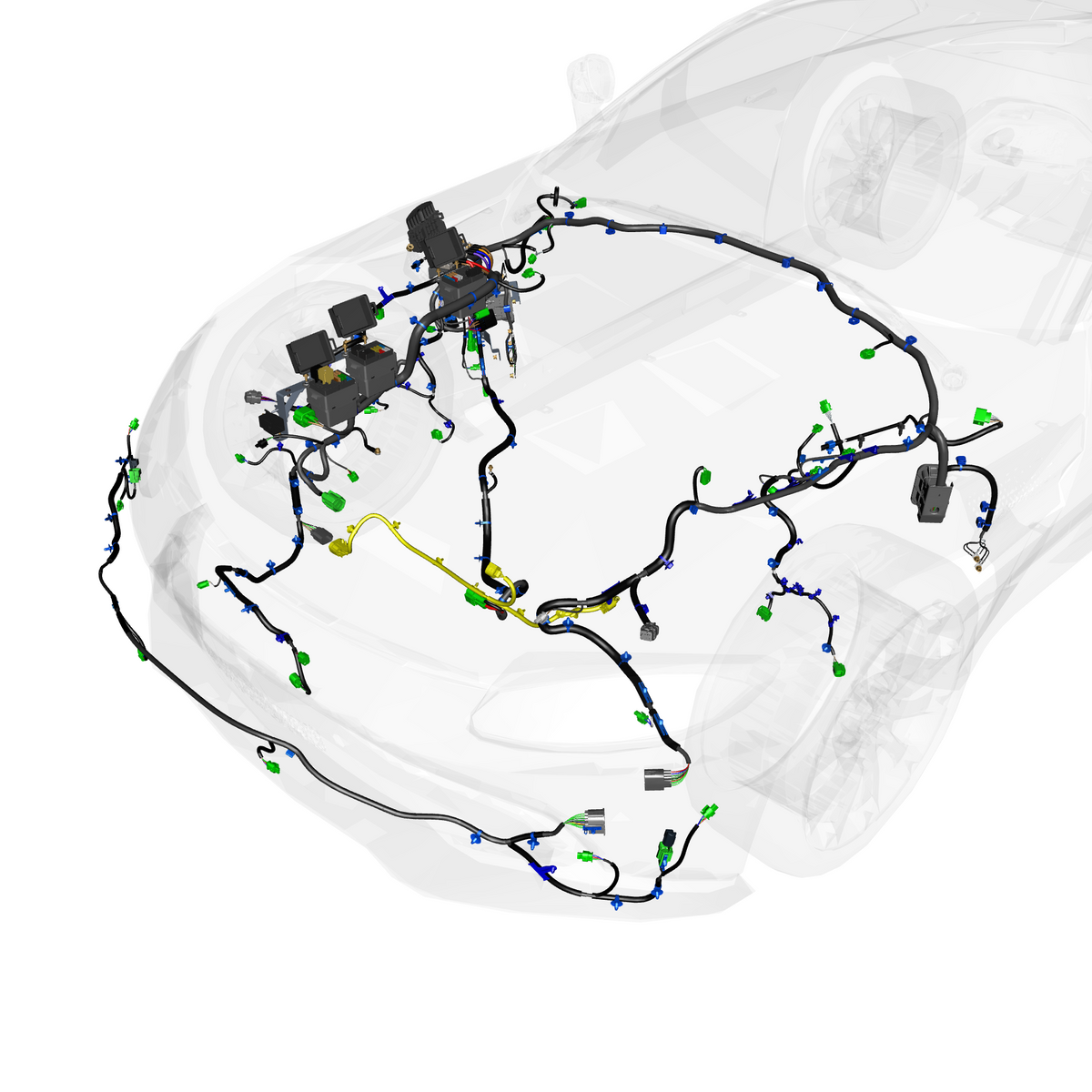 car:vantage,item_no:,quantity:1,reference:vantage_19_partscatalogue-180101-10 forward wiring assembly