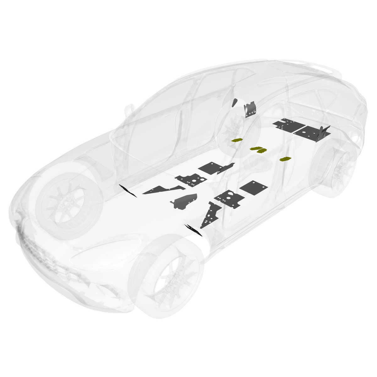 car: DBX,item_no: nan,quantity: 4,reference: DBX_PartsCatalogue-200502 NVH Damping Pads