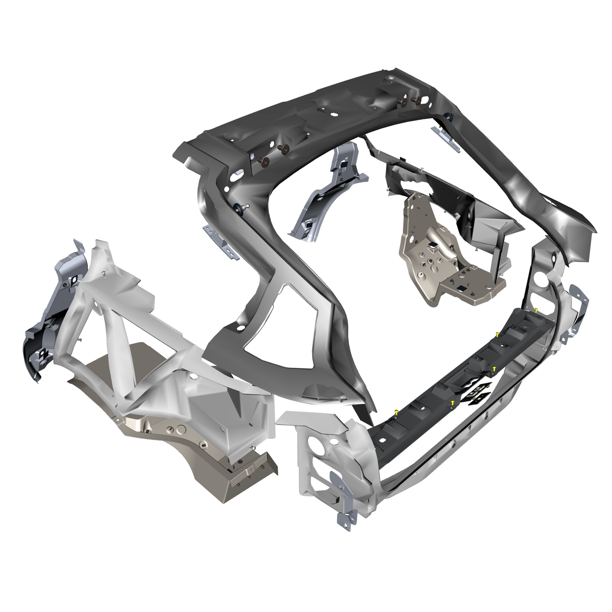 car:DBX,item_no:,quantity:6,reference:DBX_PartsCatalogue-210100 Rear End Structure