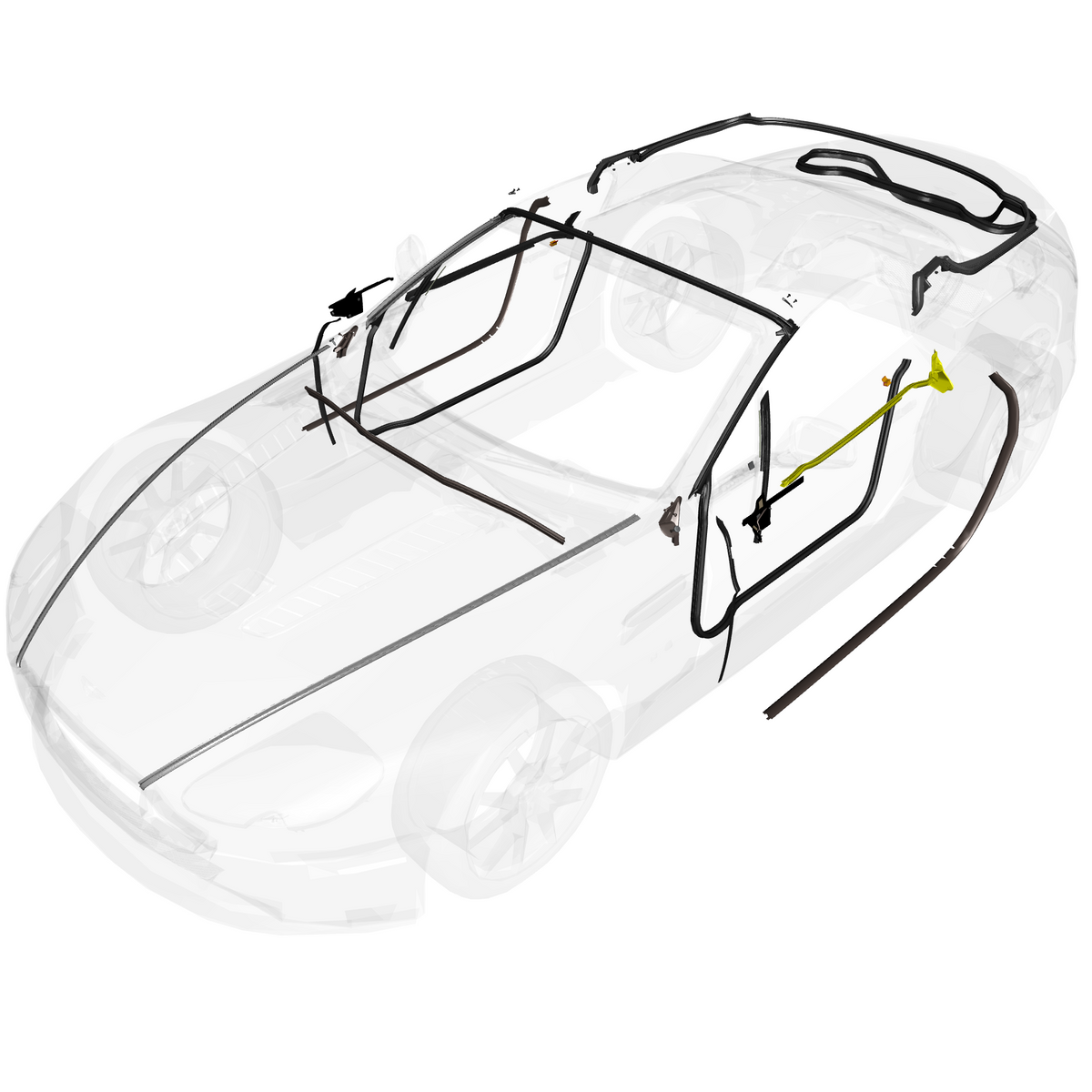 car:VANTAGE V12S,item_no:,quantity:1,reference:VANTAGE_V12S_PartsCatalogue-010702-B2 Dynamic Weatherstrips